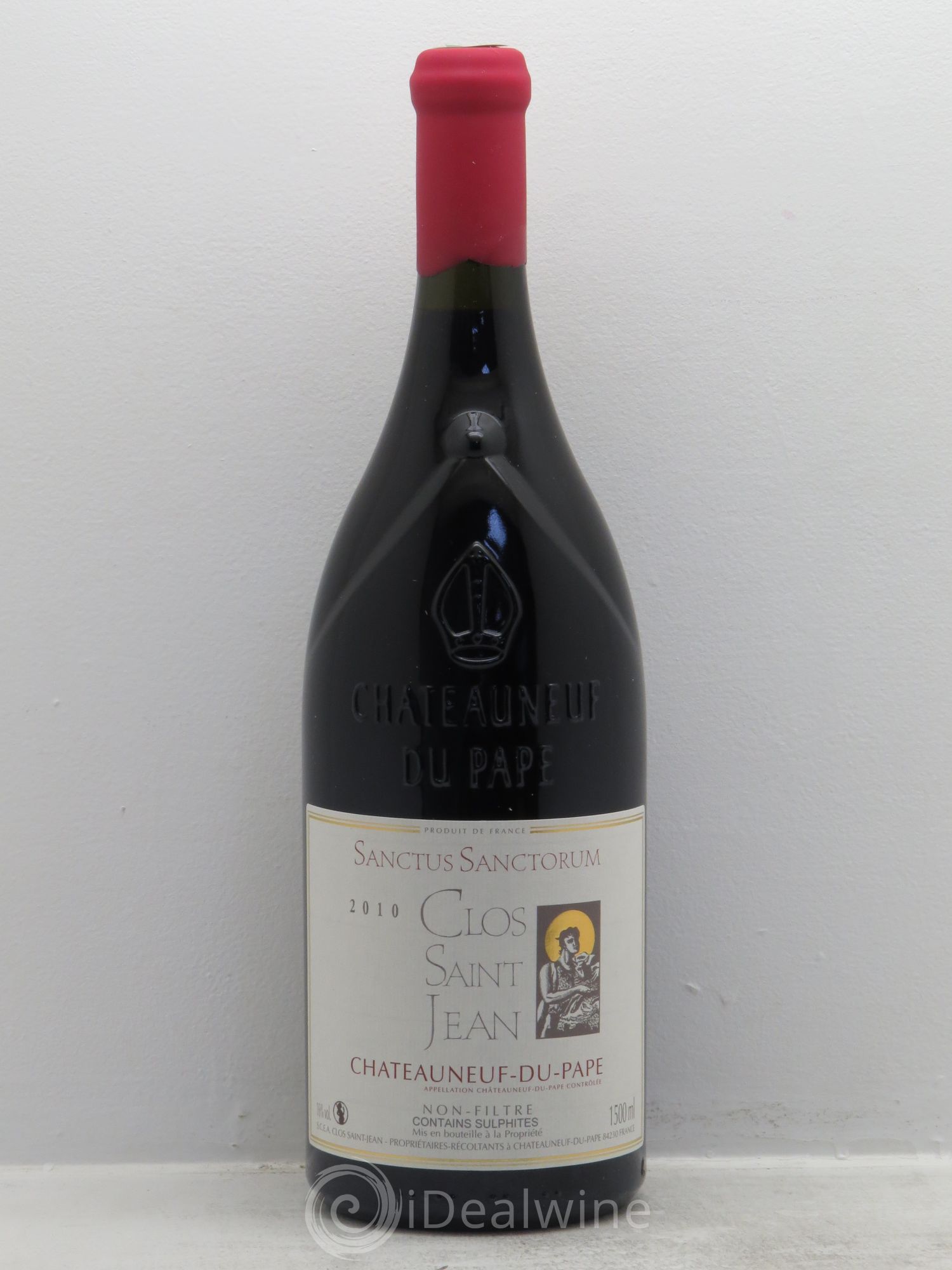Châteauneuf-du-Pape Clos Saint-Jean Sanctus Sanctorum Pascal et Vincent Maurel 2010 - Lot de 1 magnum - 0
