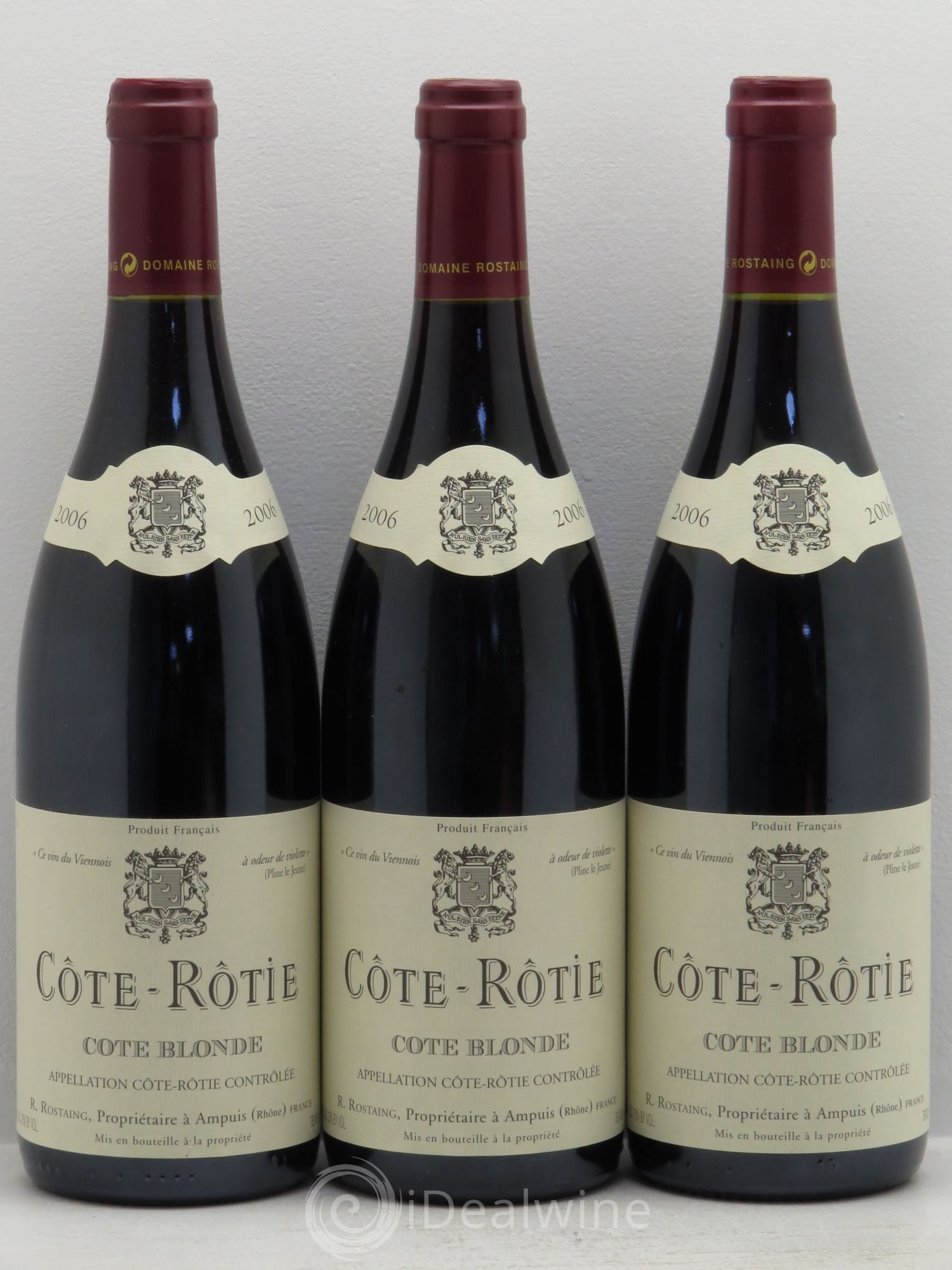 Côte-Rôtie Côte Blonde René Rostaing 2006 - Posten von 3 Flaschen - 0