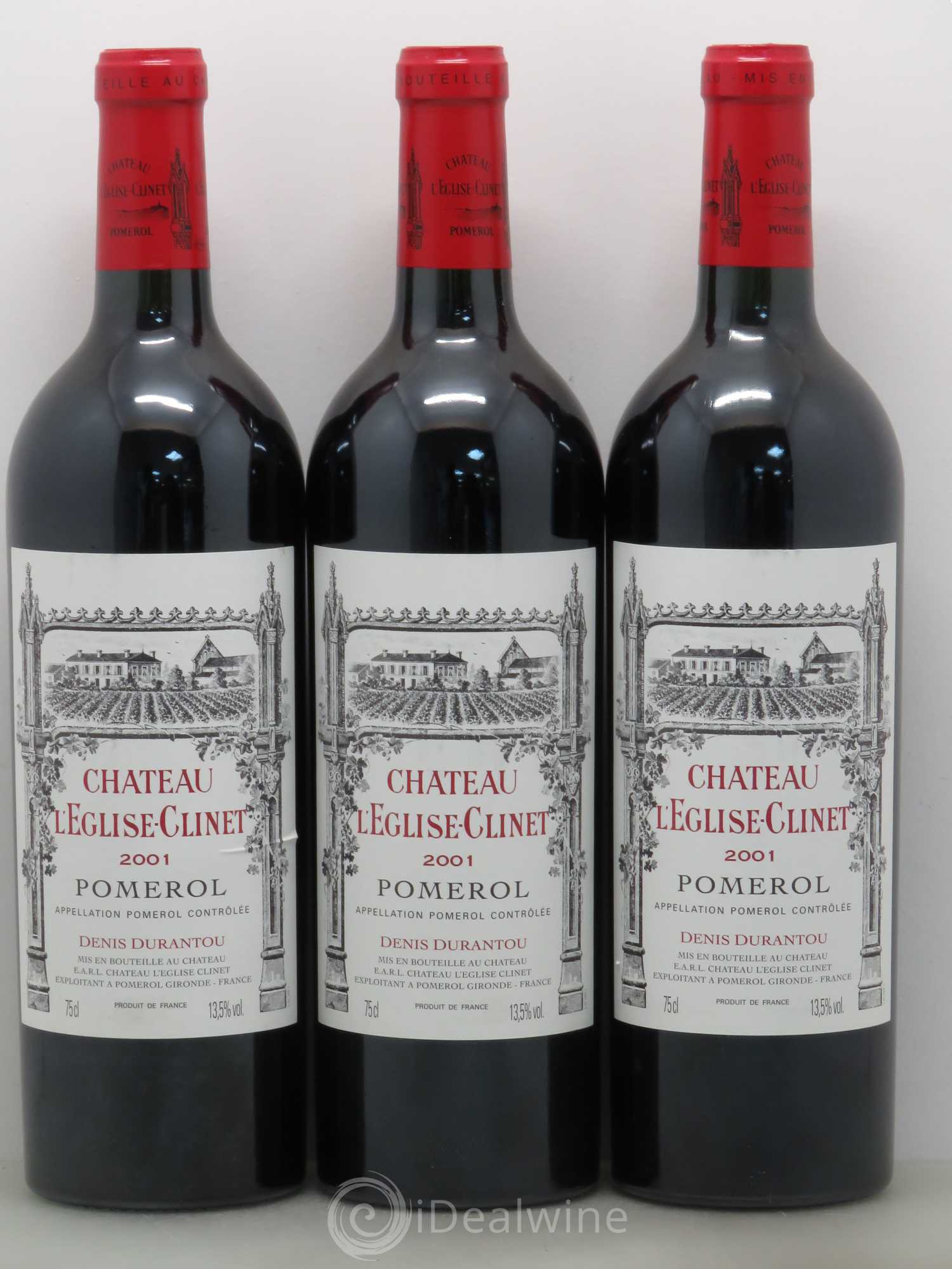 Château l' Église Clinet 2001 - Lot de 6 bouteilles - 2