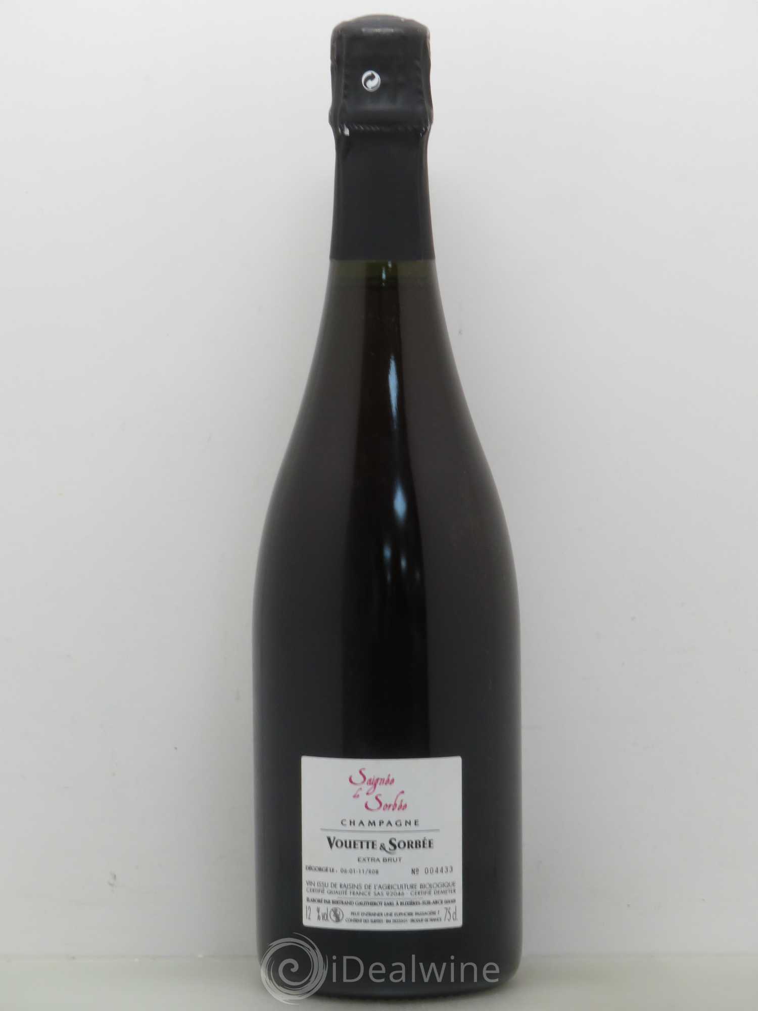 Champagne Saignée de Sorbée Vouette & Sorbée - Posten von 1 Flasche - 1