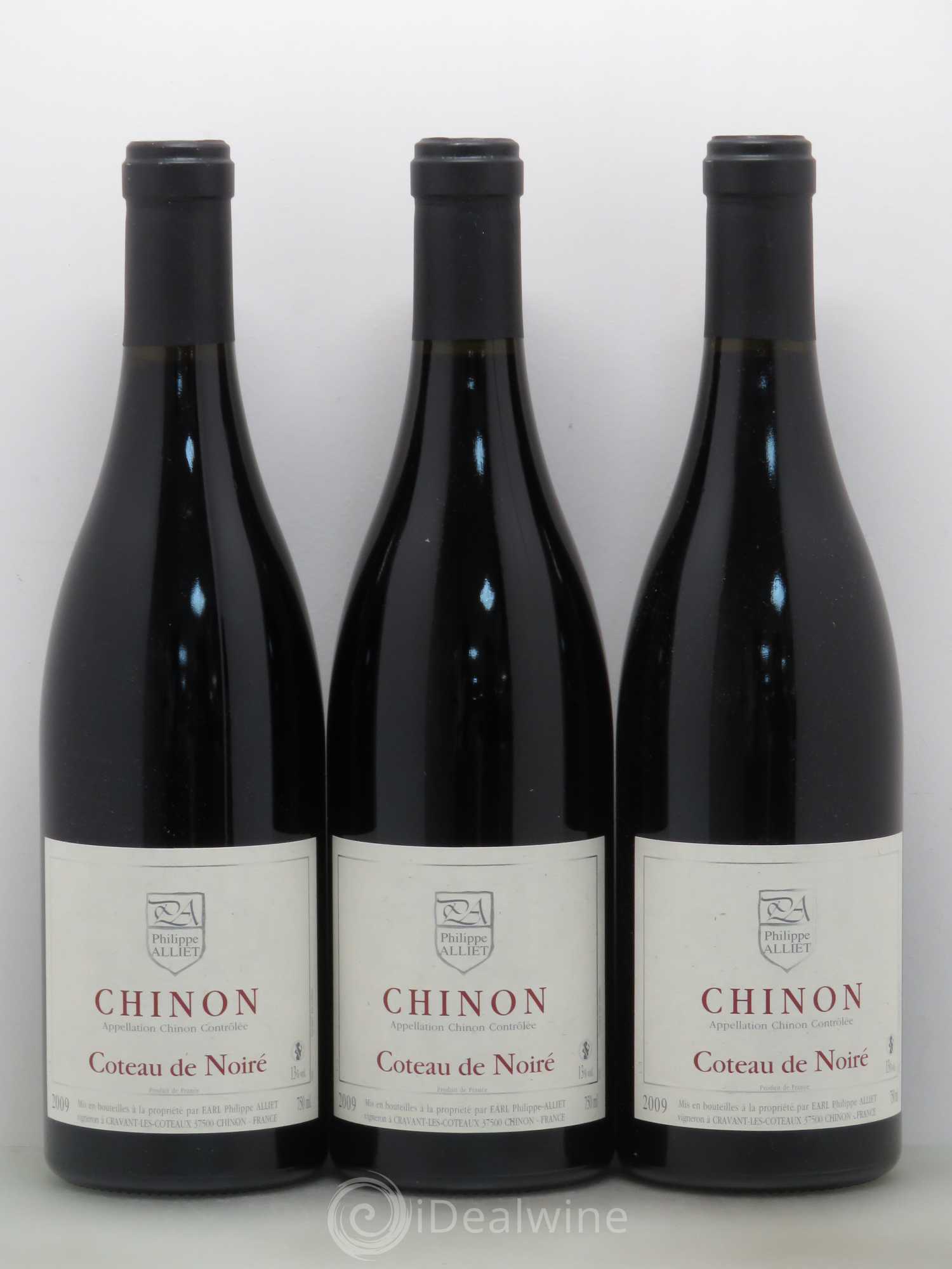 Chinon Coteau de Noiré Philippe Alliet 2009 - Lot de 6 bouteilles - 2