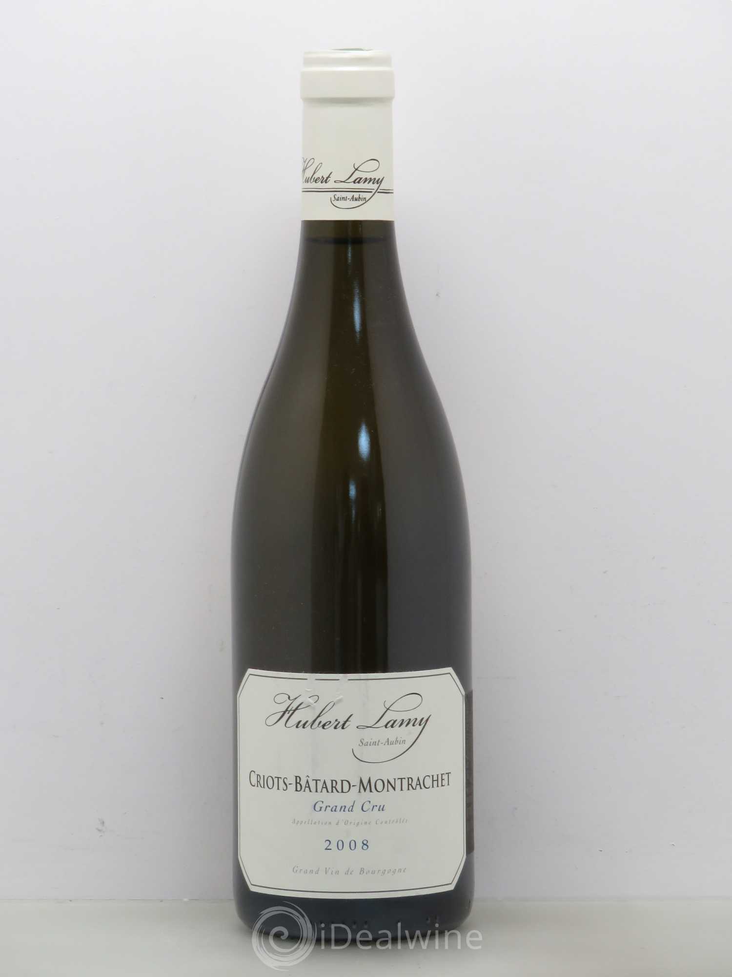 Criots-Bâtard-Montrachet Grand Cru Hubert Lamy 2008 - Lot de 1 bouteille - 0
