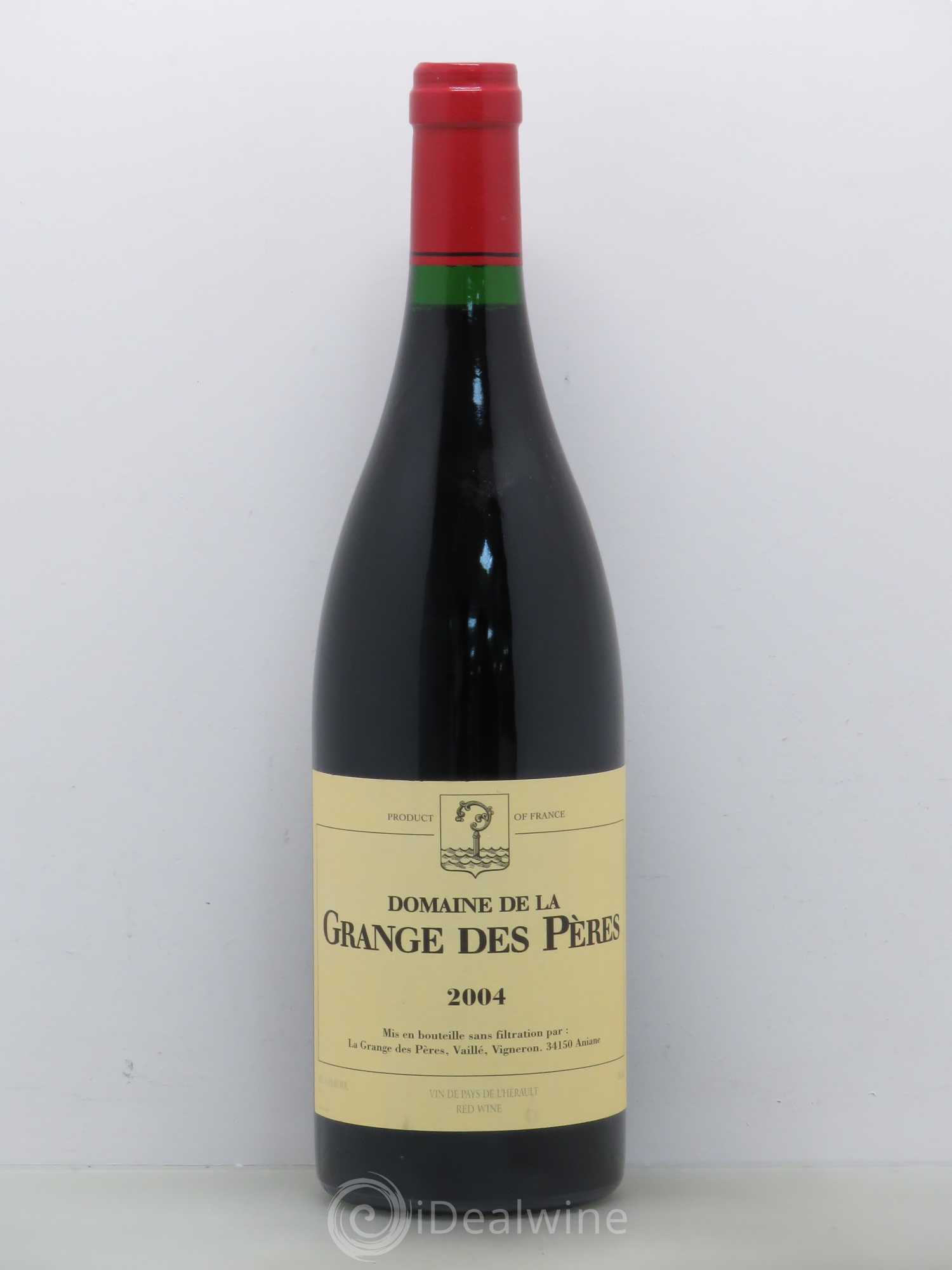 Pays d'Hérault Grange des Pères Laurent Vaillé 2004 - Lot de 1 bouteille - 0