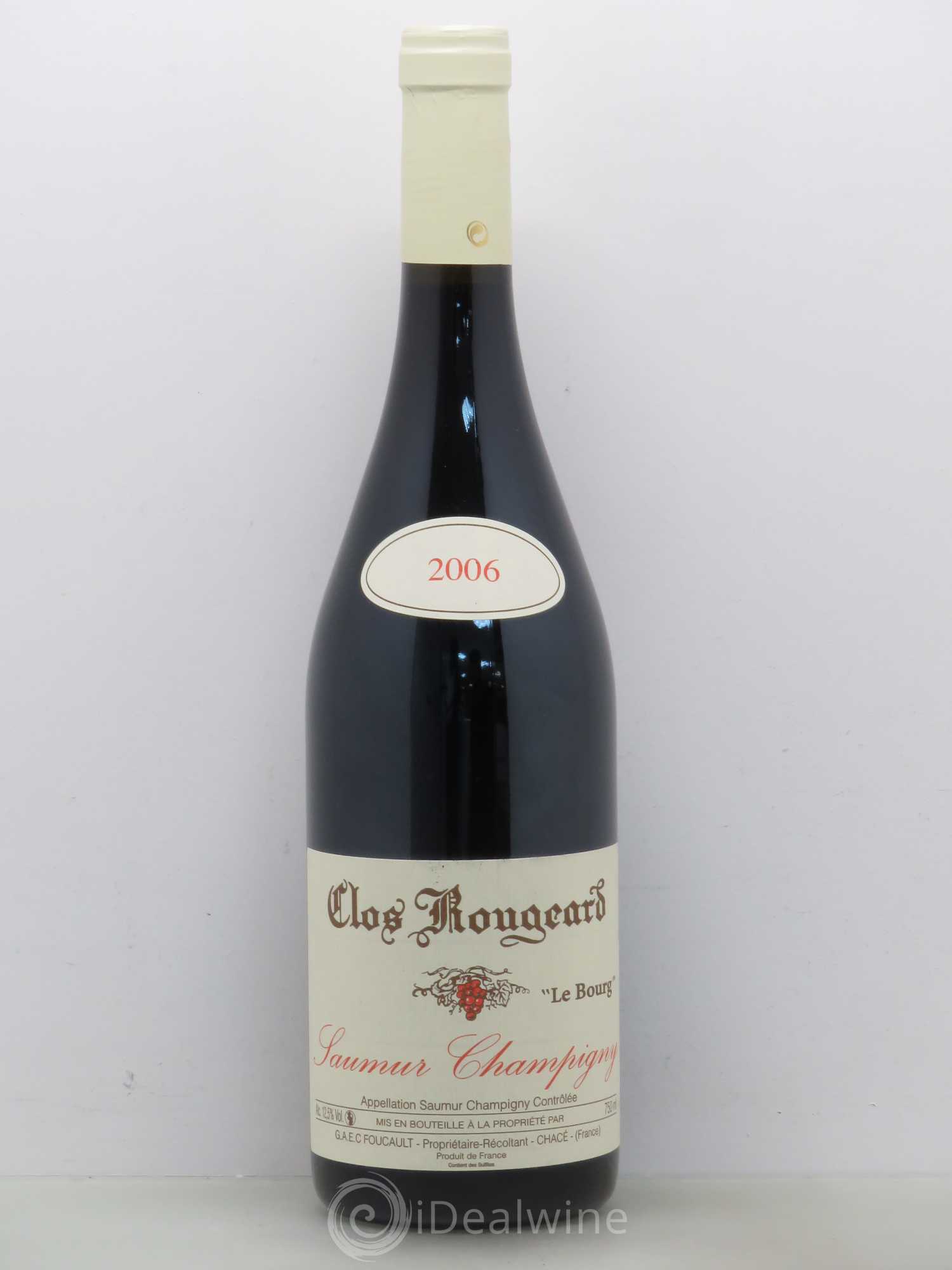 Saumur-Champigny Le Bourg Clos Rougeard 2006 - Lot de 1 bouteille - 0