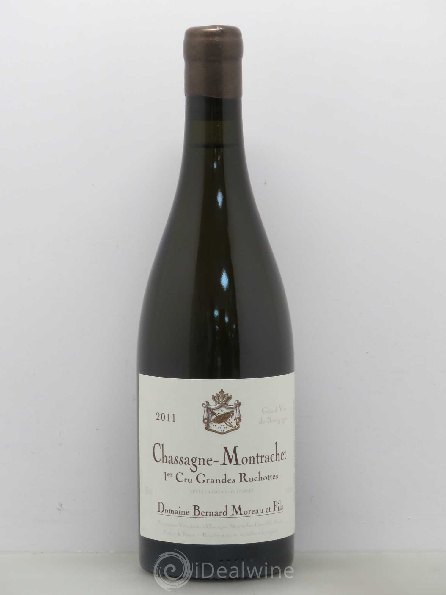 Chassagne-Montrachet 1er Cru Les Grandes Ruchottes B. Moreau 2011 - Lot de 1 bouteille - 0