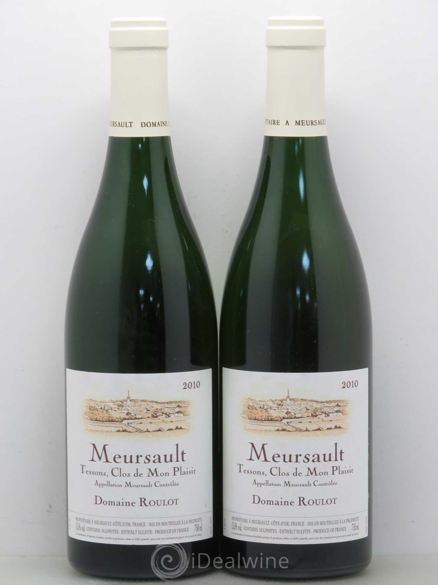 Meursault Les Tessons Clos de Mon plaisir Roulot (Domaine) 2010 - Lot de 2 bouteilles - 0