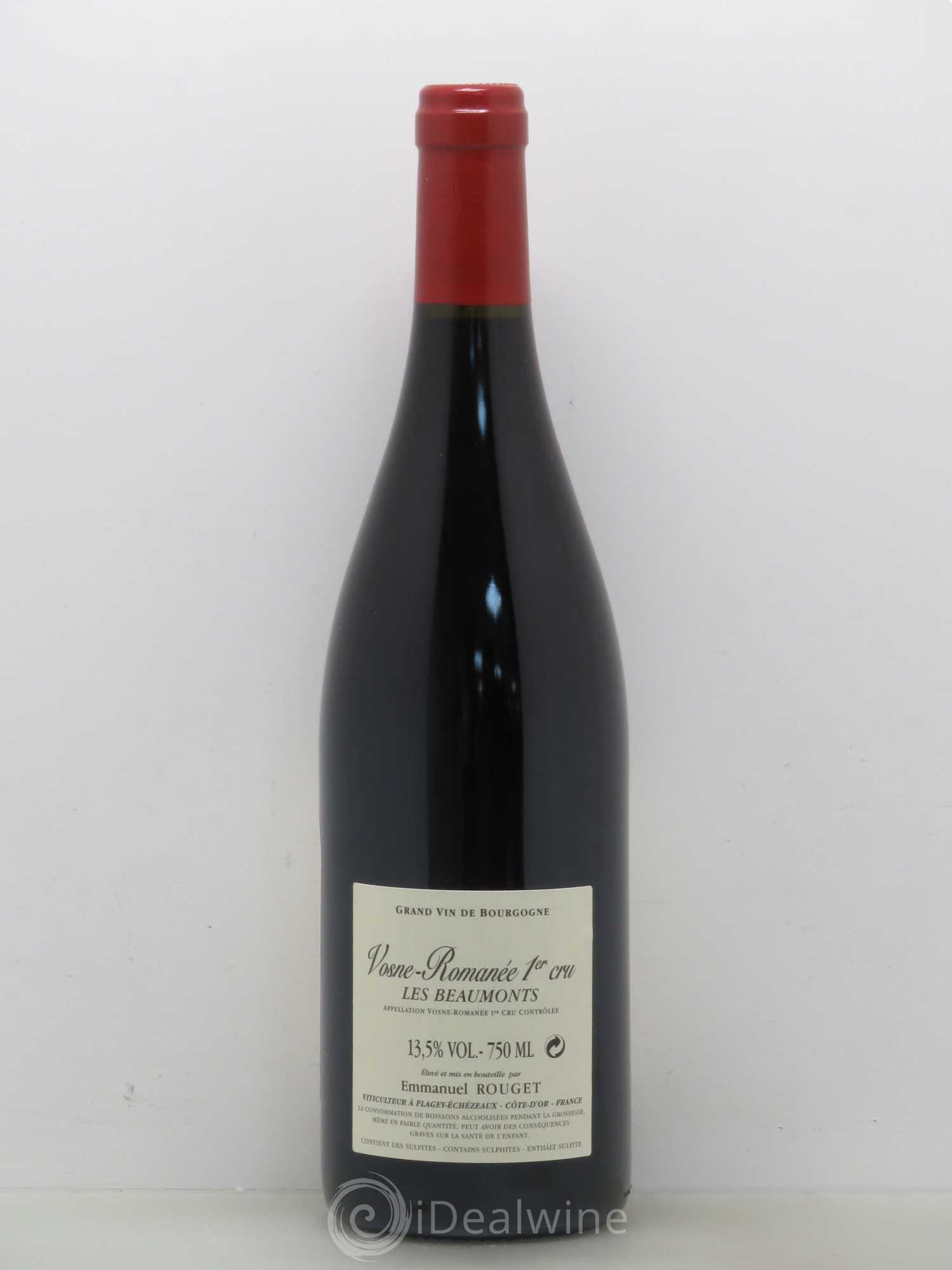 Vosne-Romanée 1er Cru Les Beaumonts Emmanuel Rouget 2008 - Lot de 1 bouteille - 1