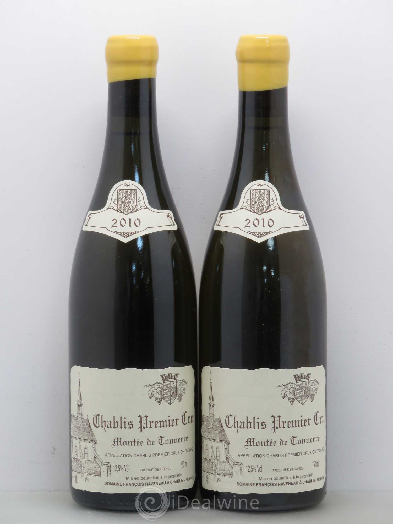 Chablis 1er Cru Montée de Tonnerre Raveneau (Domaine) 2010 - Lot de 2 bouteilles - 0