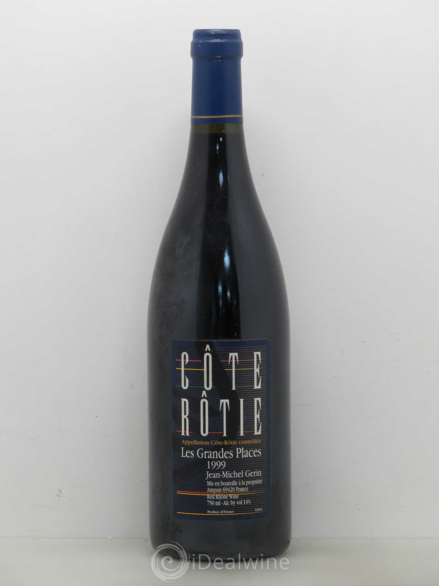 Côte-Rôtie Les Grandes Places Jean-Michel Gerin 1999 - Lot de 1 bouteille - 0