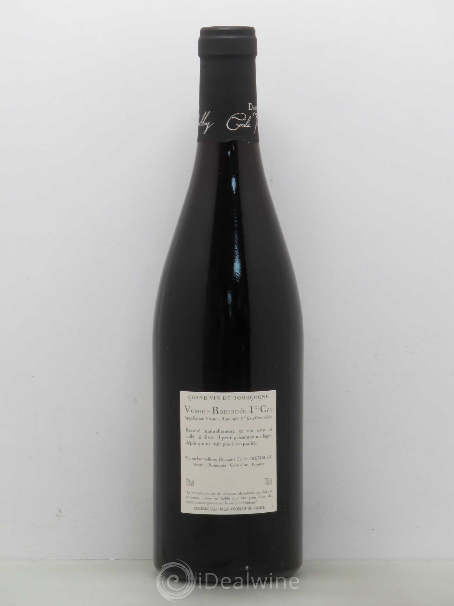 Vosne-Romanée 1er Cru Les Beaumonts (ou Beaux Monts) Cécile Tremblay 2009 - Lot de 1 bouteille - 1