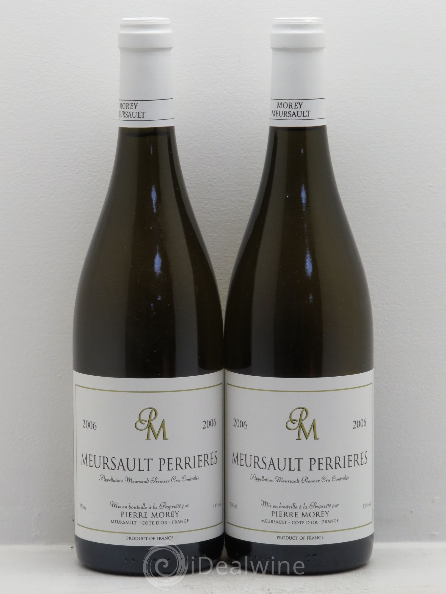 Meursault 1er Cru Perrières Pierre Morey (Domaine) 2006 - Lot de 2 bouteilles - 0