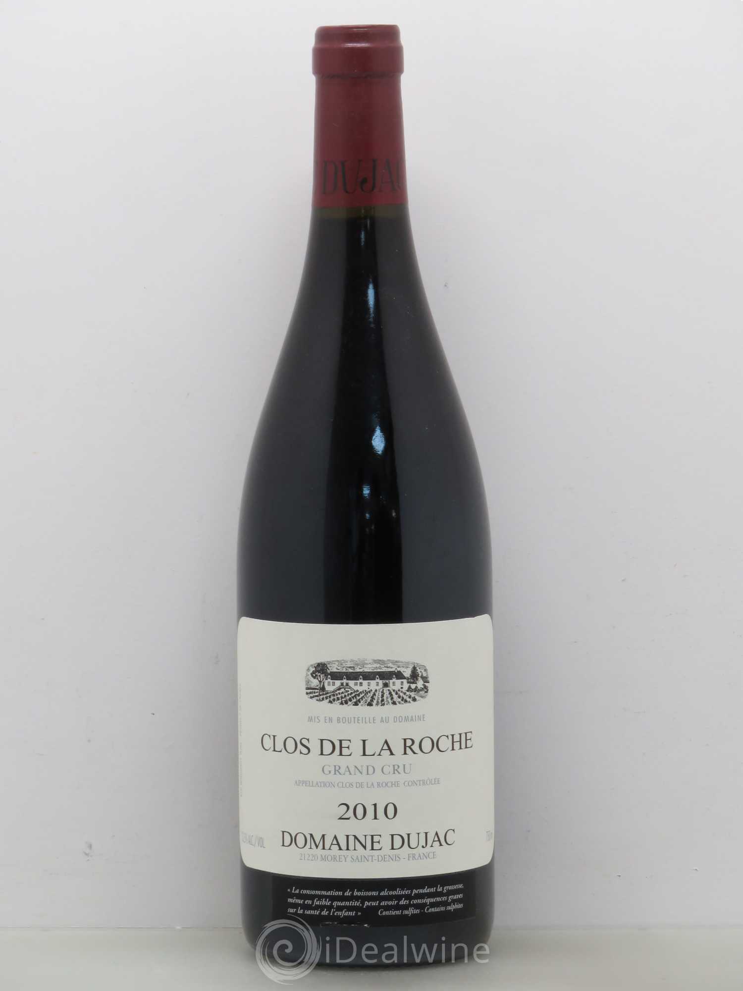 Clos de la Roche Grand Cru Dujac (Domaine) 2010 - Lot de 1 bouteille - 0