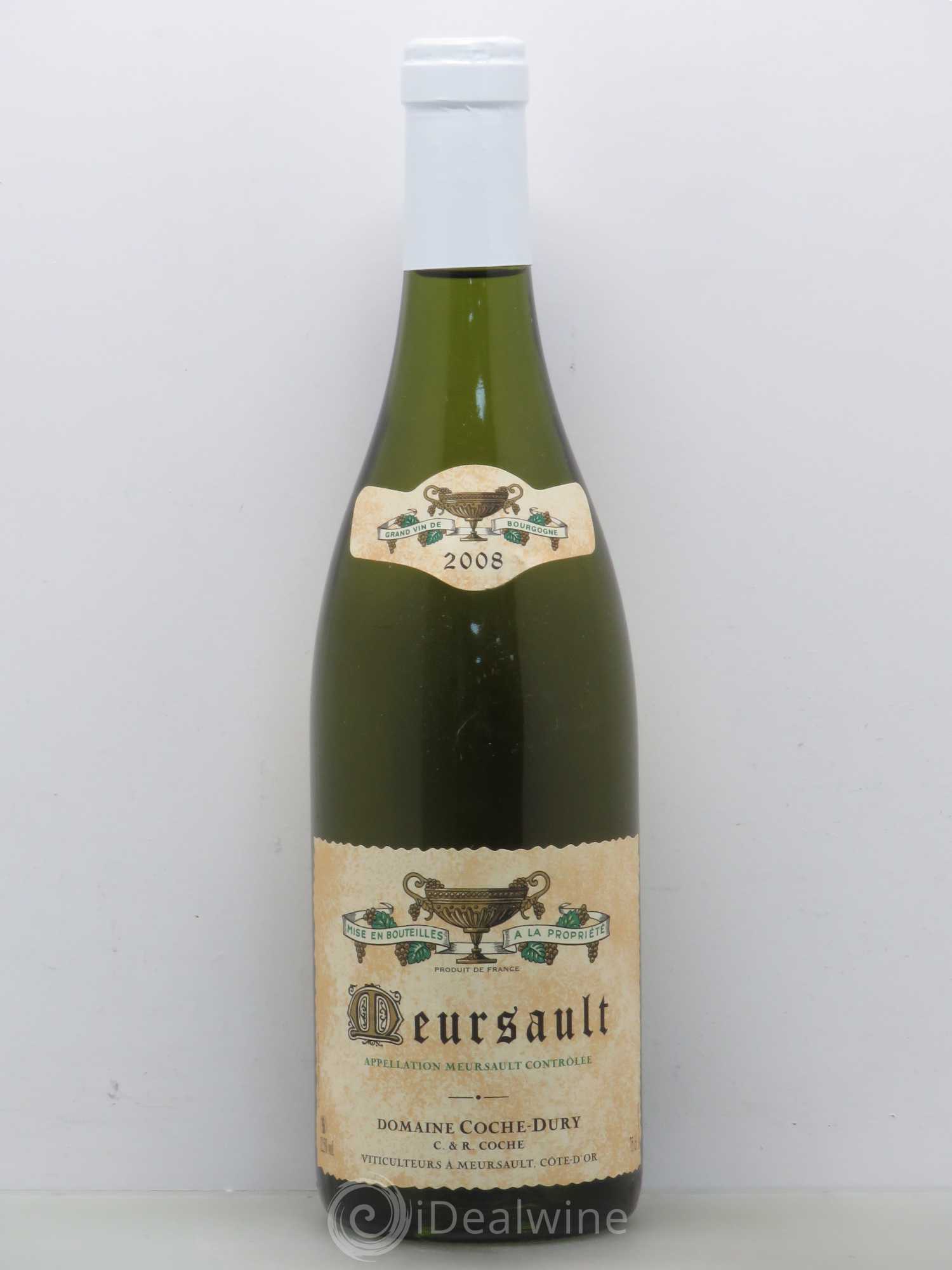 Meursault Coche Dury (Domaine) 2008 - Lot de 1 bouteille - 0