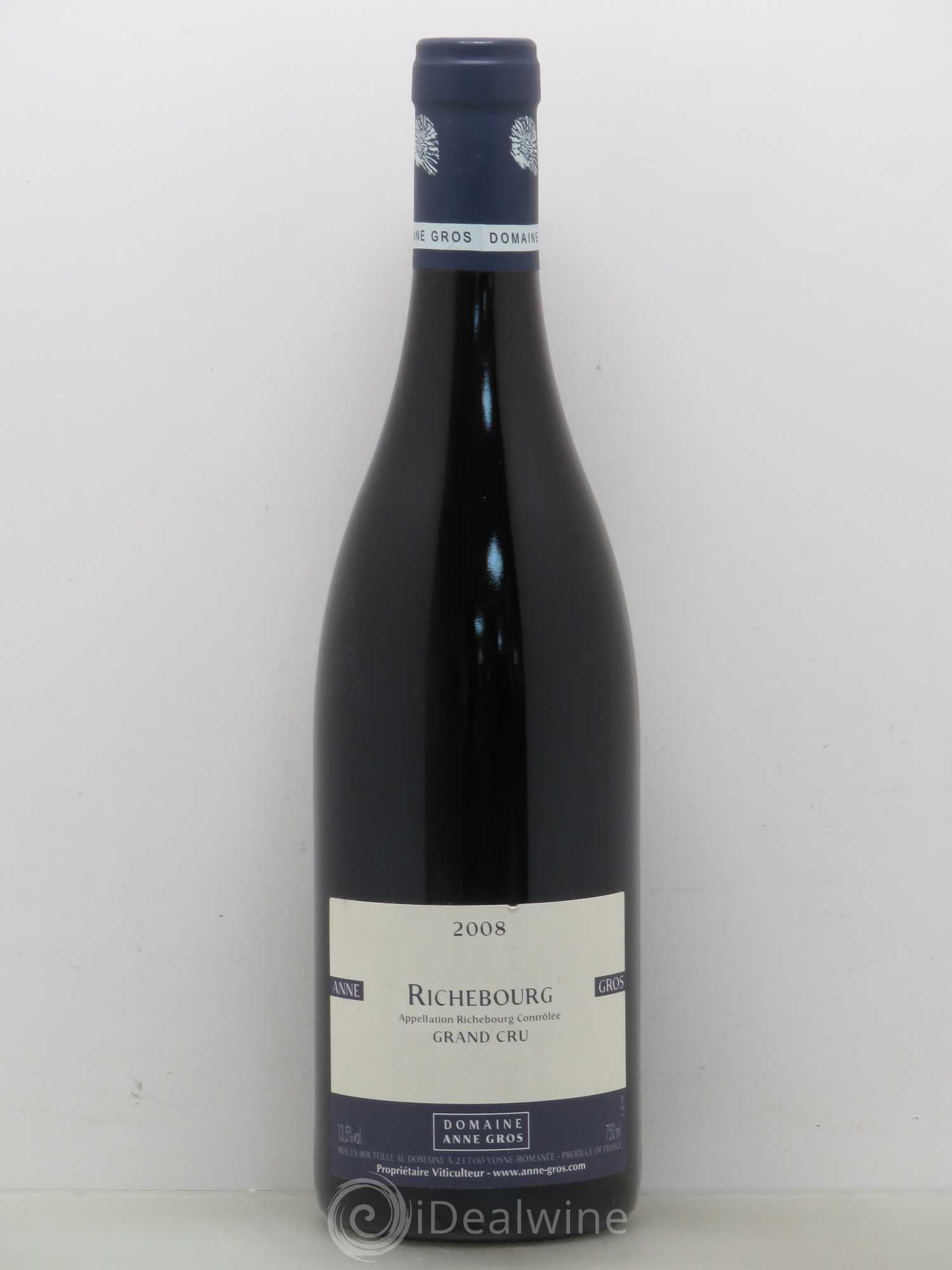 Richebourg Grand Cru Anne Gros 2008 - Lot de 1 bouteille - 0