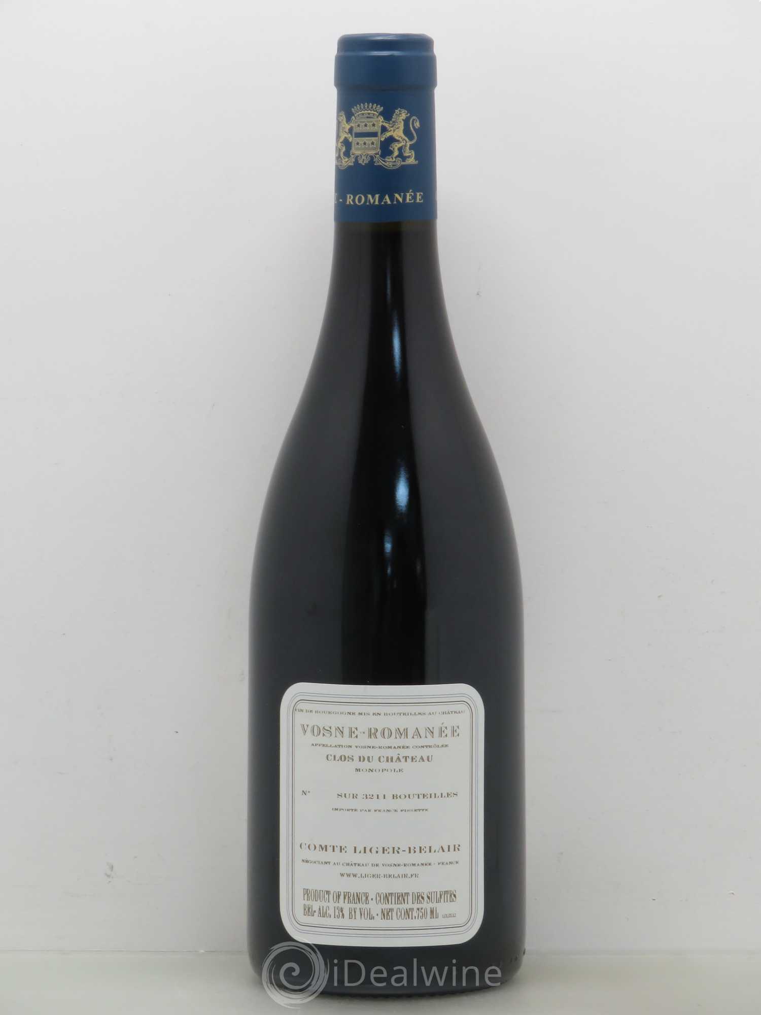 Vosne-Romanée Clos du Château Comte Liger-Belair (Domaine du) 2012 - Lot de 1 bouteille - 1