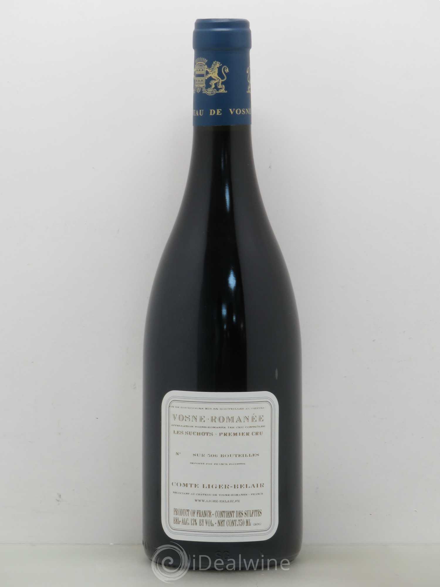 Vosne-Romanée Comte Liger-Belair (Domaine du) Les Suchots 2012 - Lot de 1 bouteille - 1
