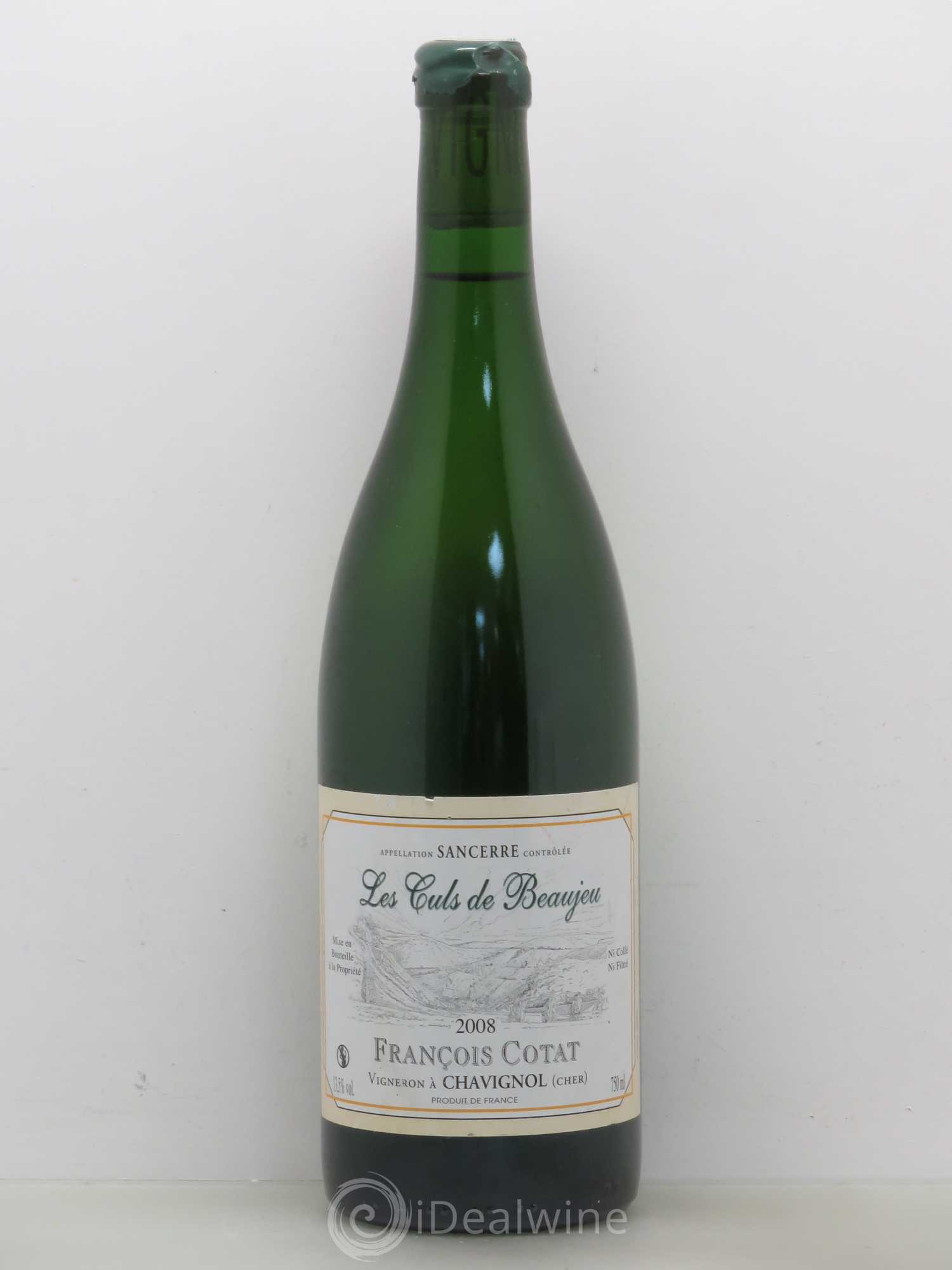 Sancerre Les Culs de Beaujeu François Cotat 2008 - Lot de 1 bouteille - 0