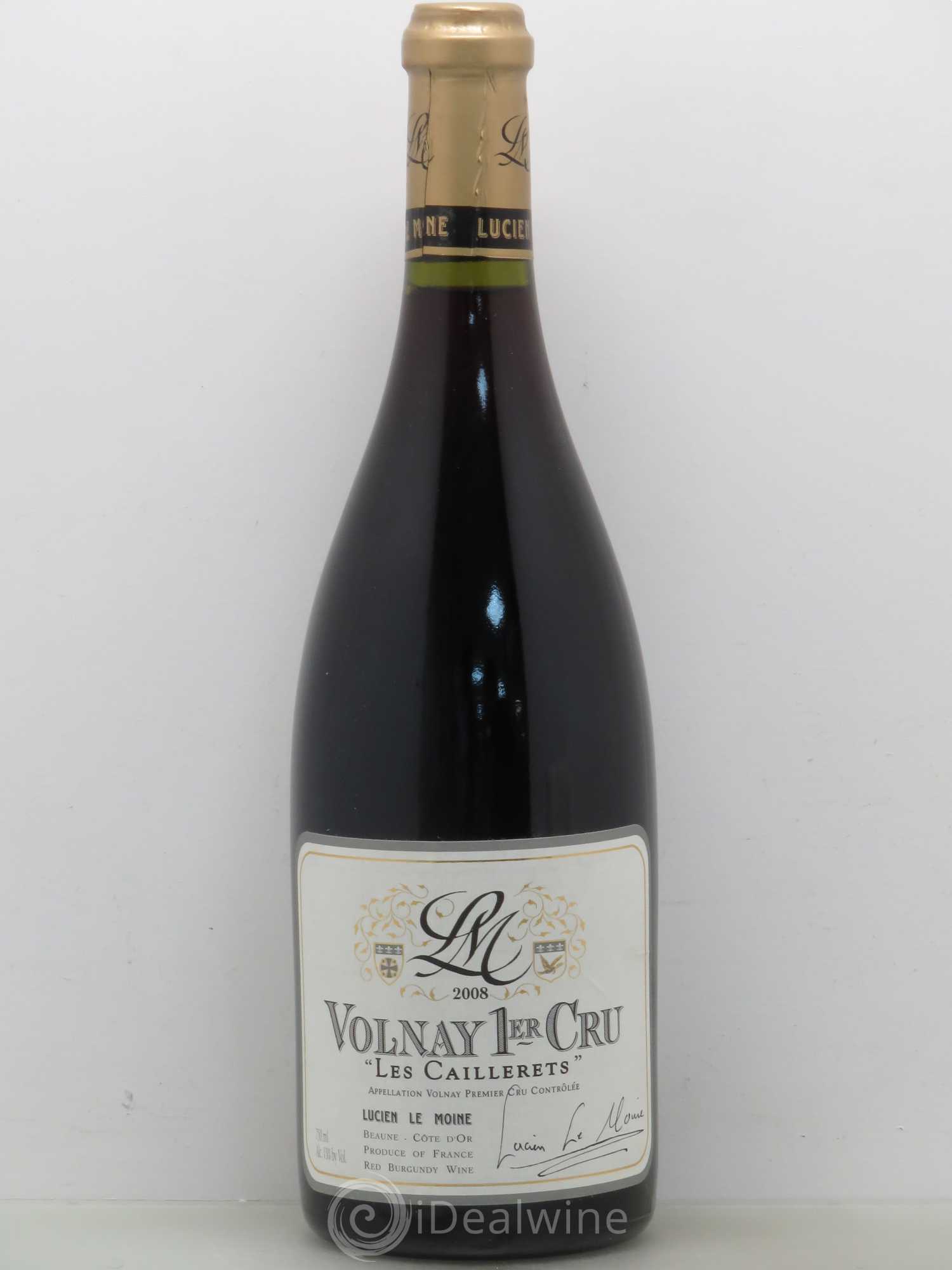 Volnay 1er Cru Les Caillerets Lucien Lemoine 2008 - Posten von 1 Flasche - 0
