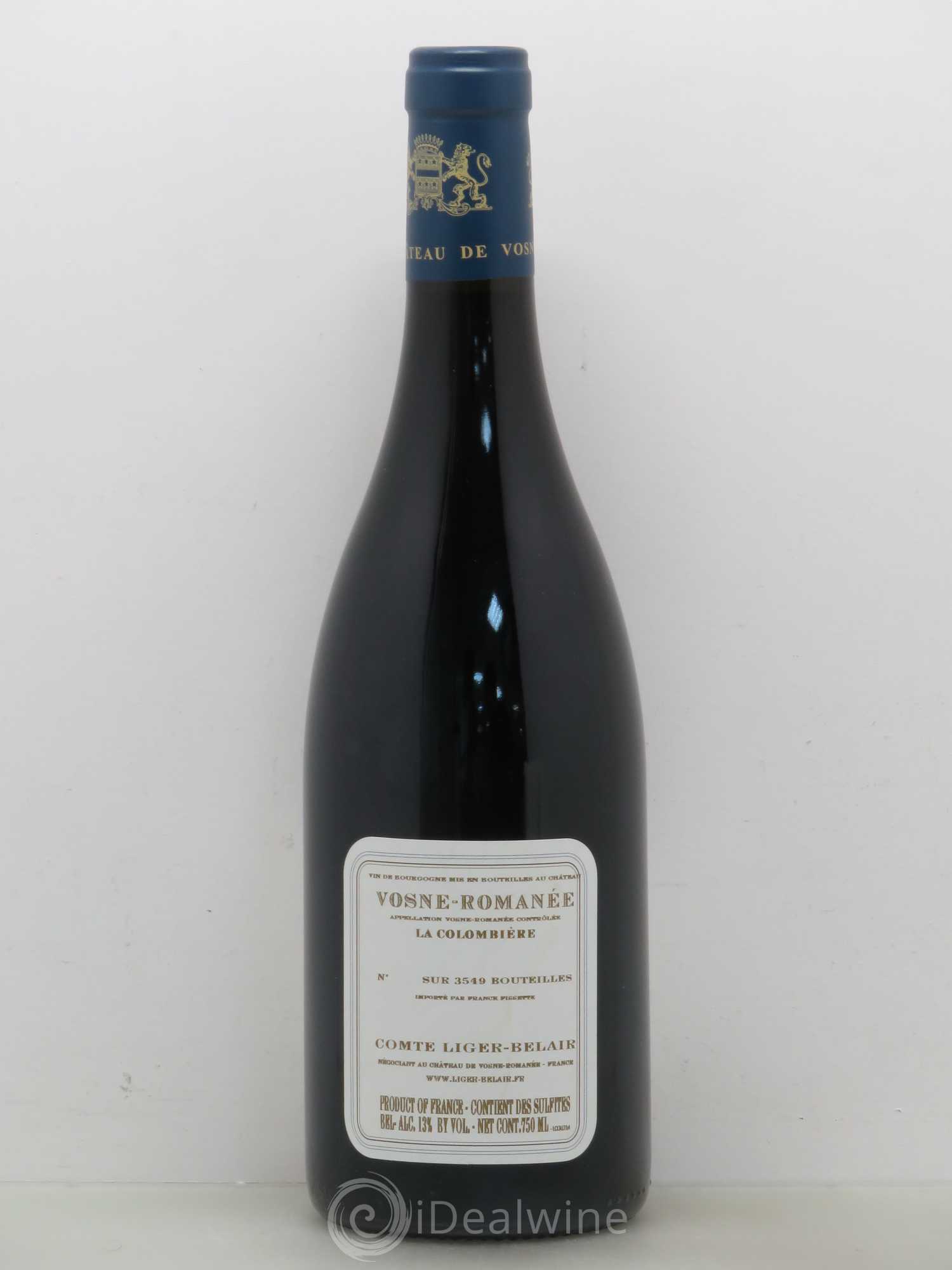 Vosne-Romanée La Colombière Comte Liger-Belair (Domaine du) 2014 - Lot de 1 bouteille - 1