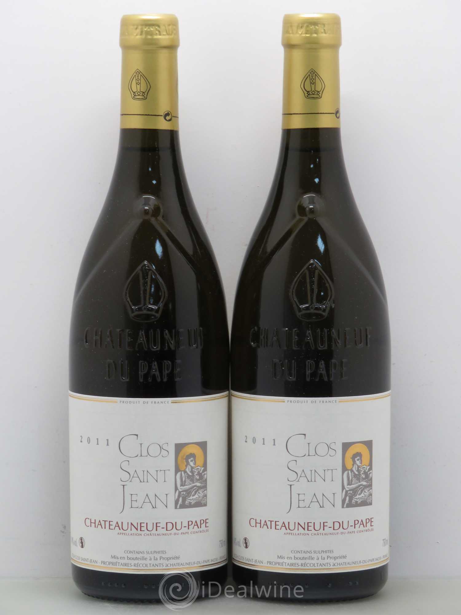 Châteauneuf-du-Pape Clos Saint Jean (sans prix de réserve) 2011 - Posten von 2 Flaschen - 0