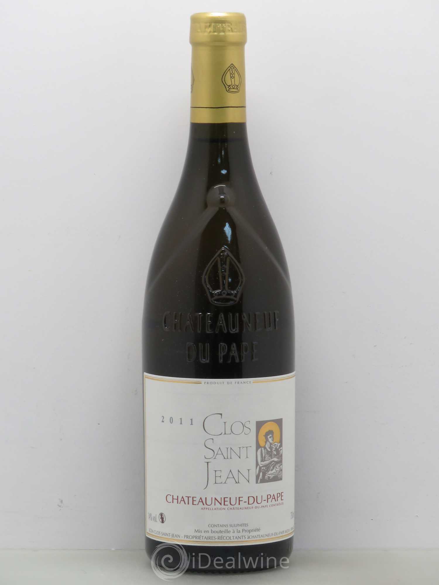 Châteauneuf-du-Pape Clos Saint Jean (sans prix de réserve) 2011 - Posten von 1 Flasche - 0