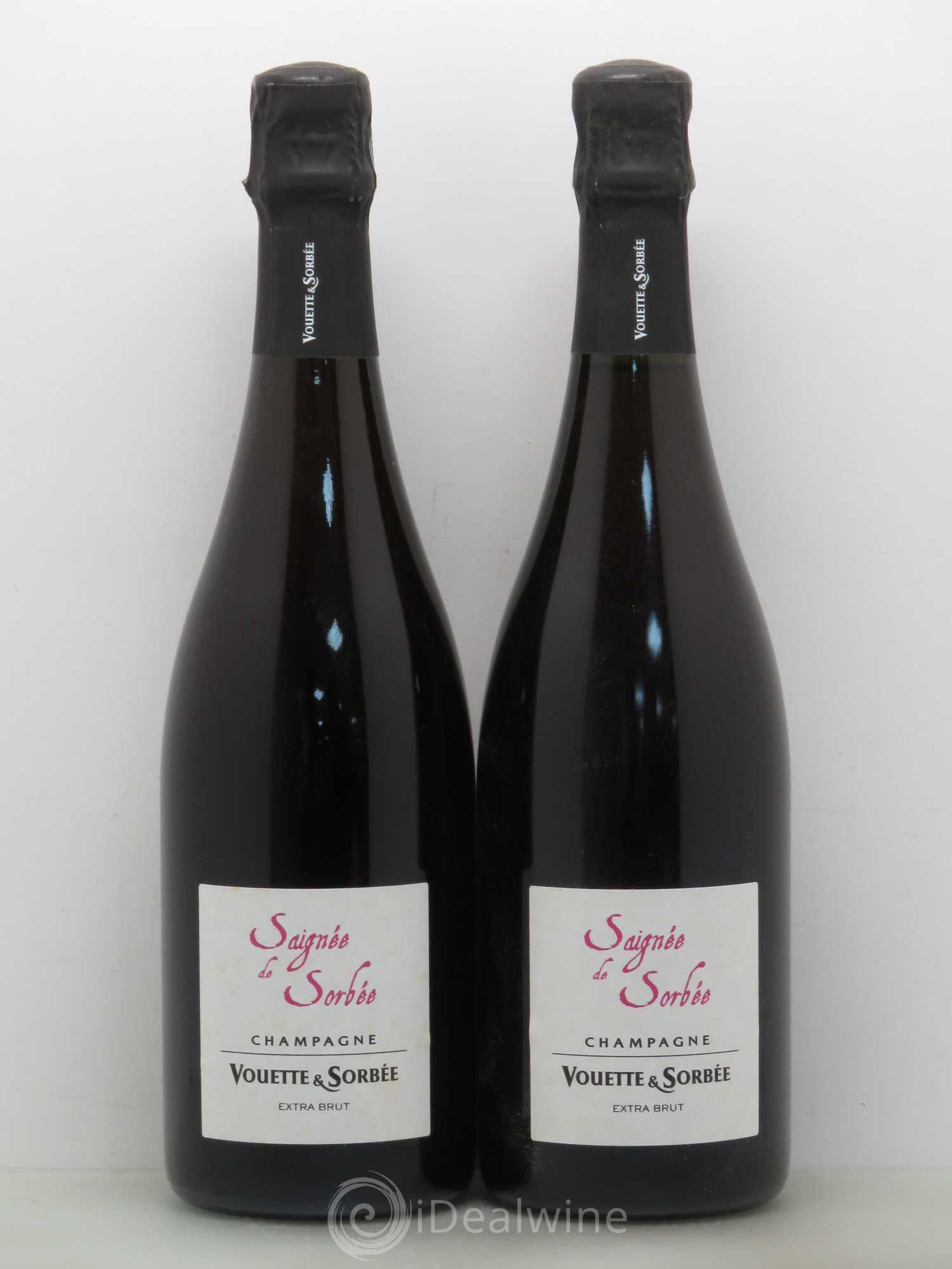 Champagne - Saignée de Sorbée Extra Brut Vouette & Sorbée - Posten von 2 Flaschen - 0