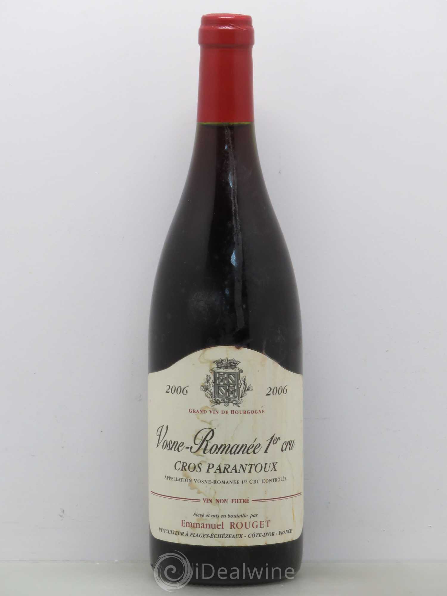 Vosne-Romanée 1er Cru Cros Parantoux Emmanuel Rouget 2006 - Lot de 1 bouteille - 0