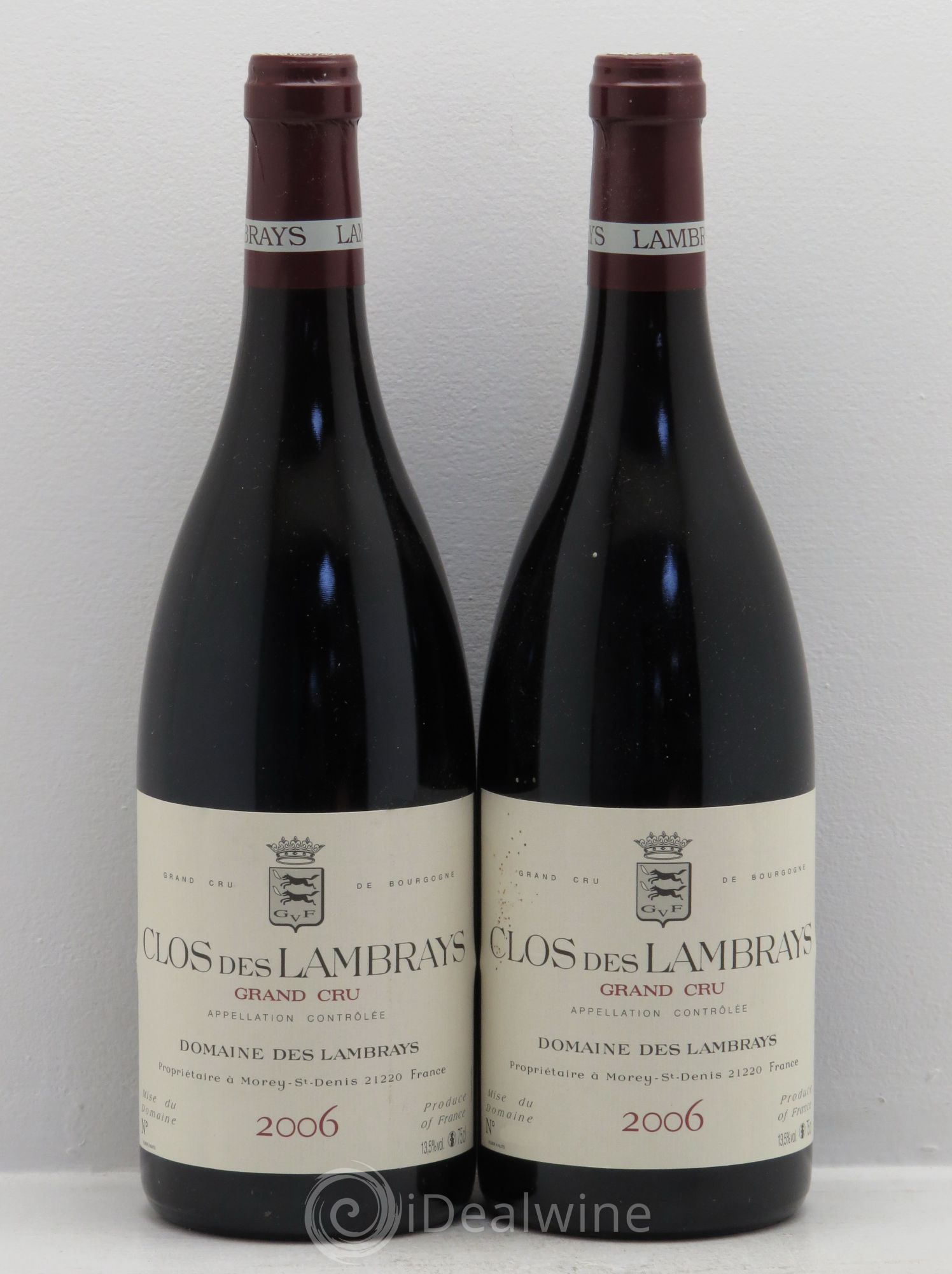 Clos des Lambrays Grand Cru Domaine des Lambrays 2006 - Lot de 2 bouteilles - 0