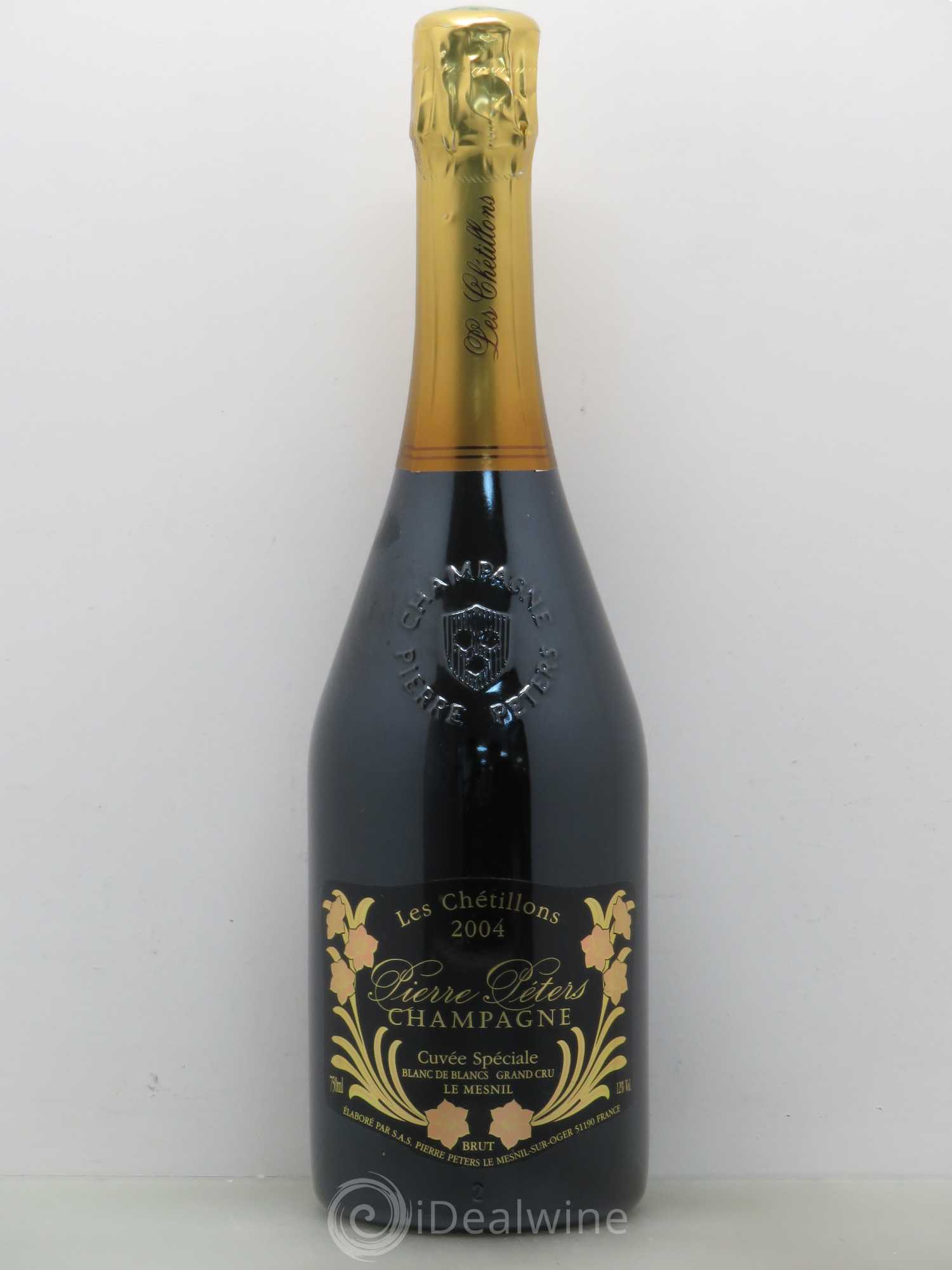 Champagne Pierre Peters Les Chetillons Cuvée speciale Grand Cru Blanc de Blancs 2004 - Posten von 1 Flasche - 0