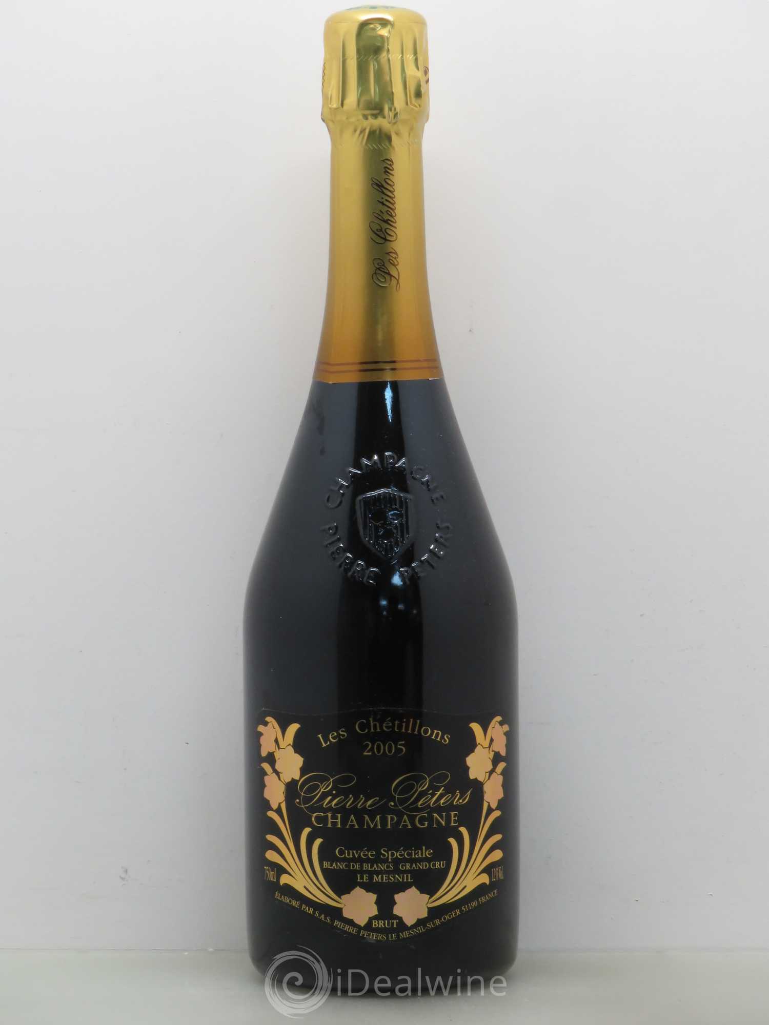 Champagne Pierre Peters Les Chetillons Cuvée speciale Grand Cru Blanc de Blancs 2005 - Posten von 1 Flasche - 0