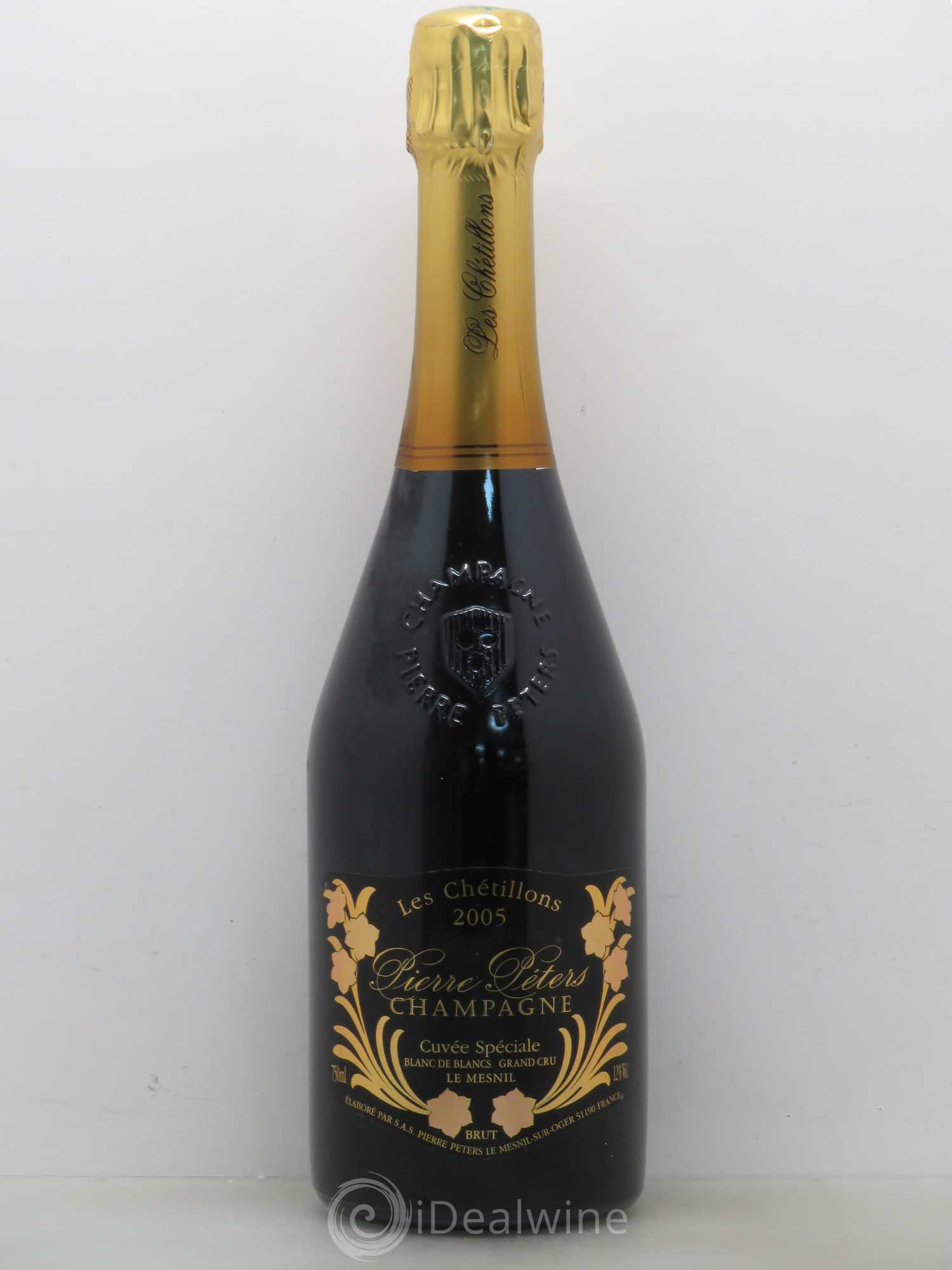 Champagne Pierre Peters Les Chetillons Cuvée speciale Grand Cru Blanc de Blancs 2005 - Posten von 1 Flasche - 0