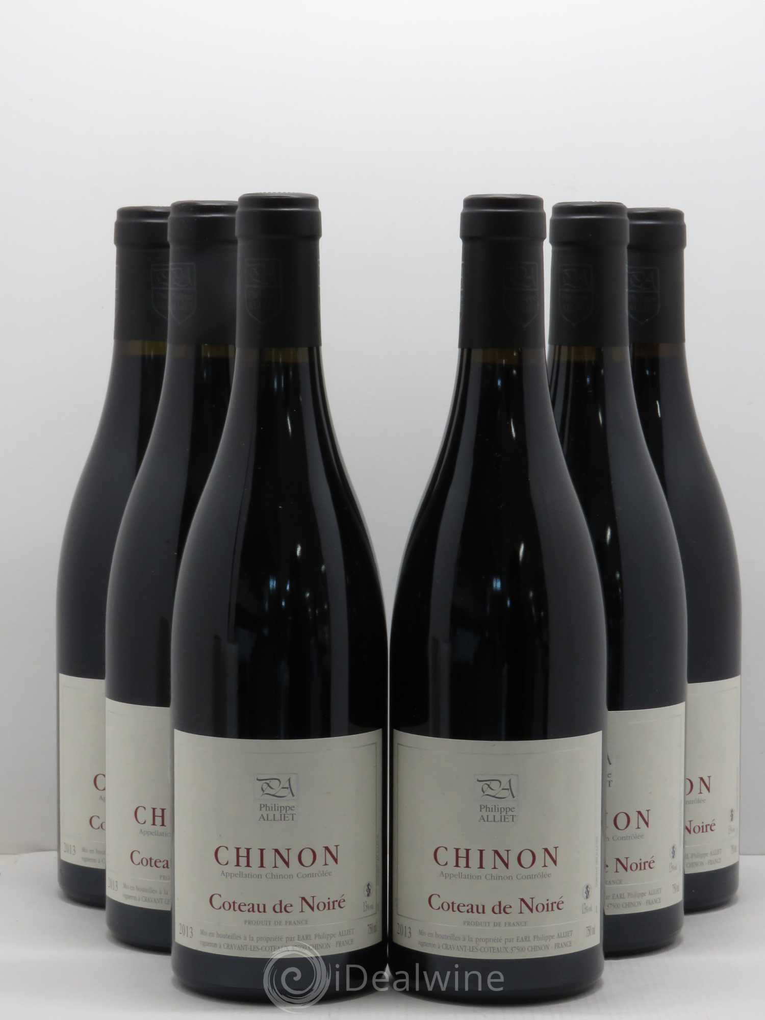 Chinon Coteau de Noiré Philippe Alliet 2013 - Lot de 6 bouteilles - 0