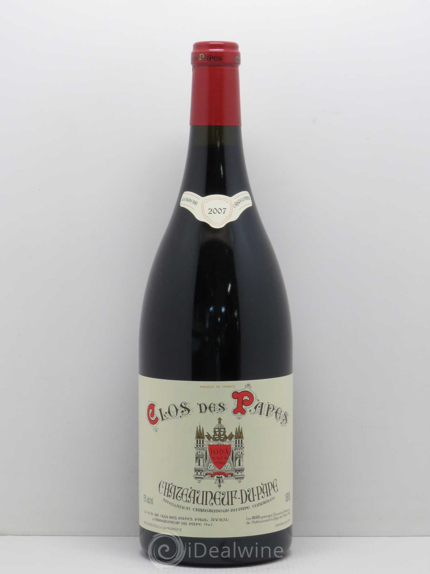 Châteauneuf-du-Pape Clos des Papes - Paul Avril 2007 - Lot de 1 magnum - 0