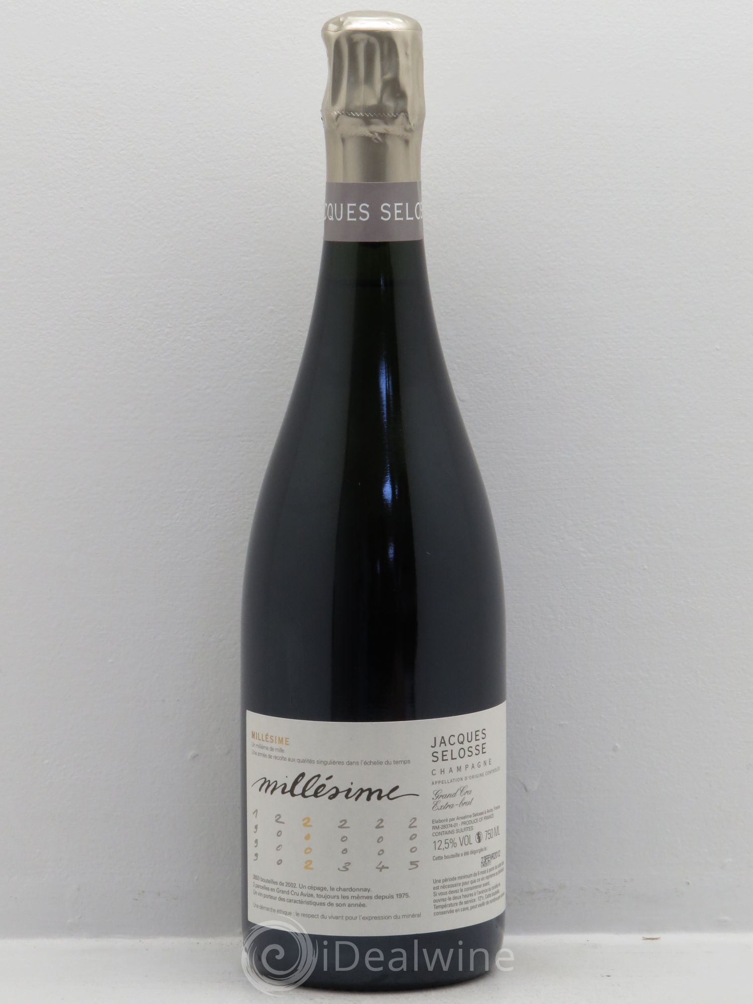 Blanc de Blancs Grand Cru Extra-Brut Jacques Selosse 2002 - Lot of 1 bottle - 0