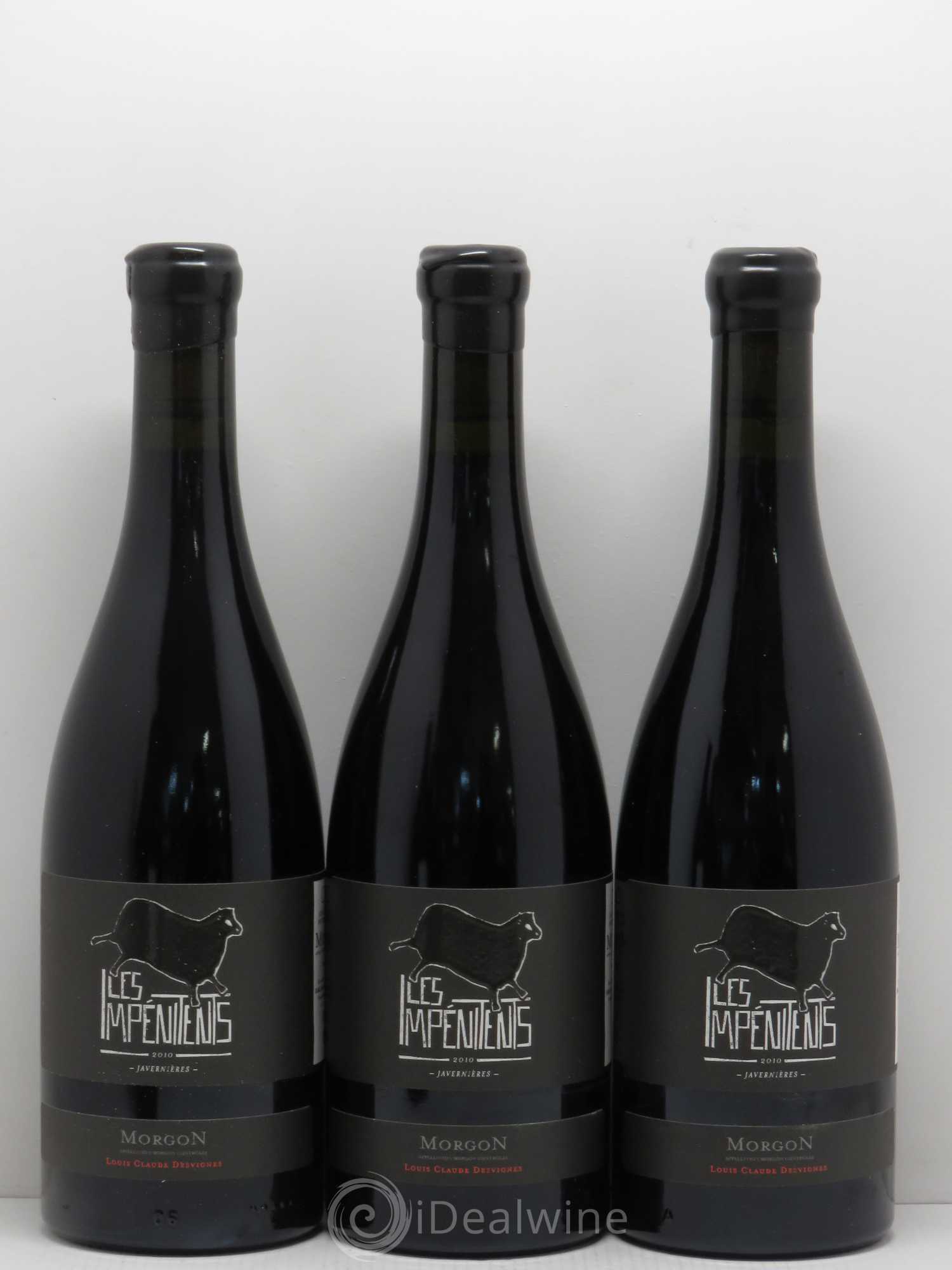 Morgon Javernières Les Impénitents Louis-Claude Desvignes 2010 - Lot de 6 bouteilles - 1