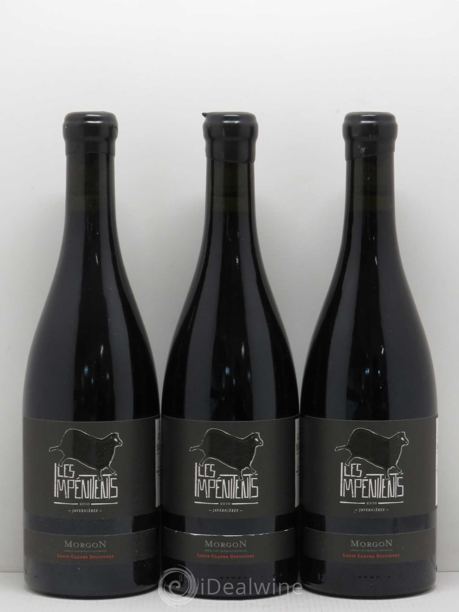 Morgon Javernières Les Impénitents Louis-Claude Desvignes 2010 - Lot de 6 bouteilles - 2