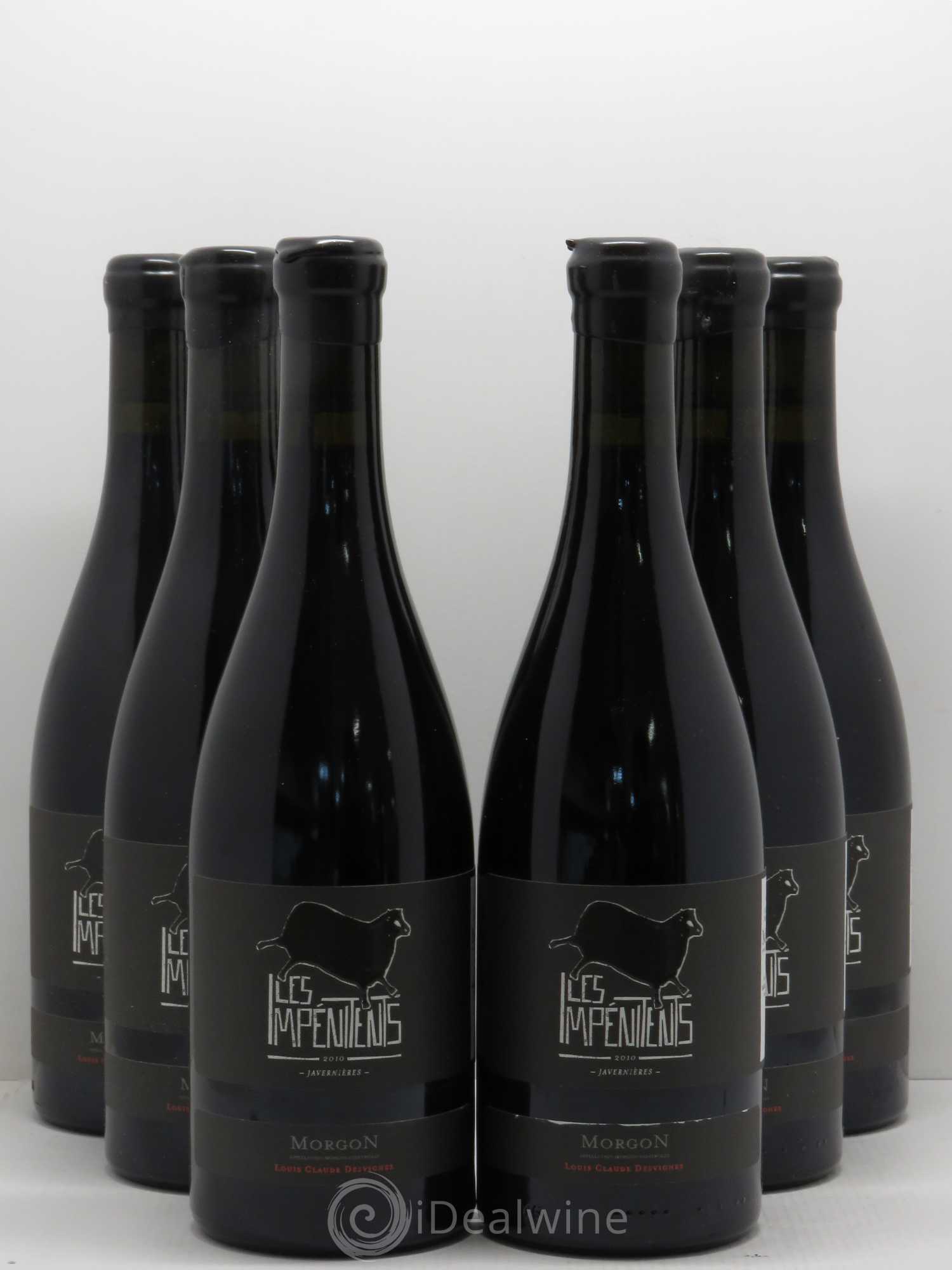 Morgon Javernières Les Impénitents Louis-Claude Desvignes 2010 - Lot de 6 bouteilles - 0