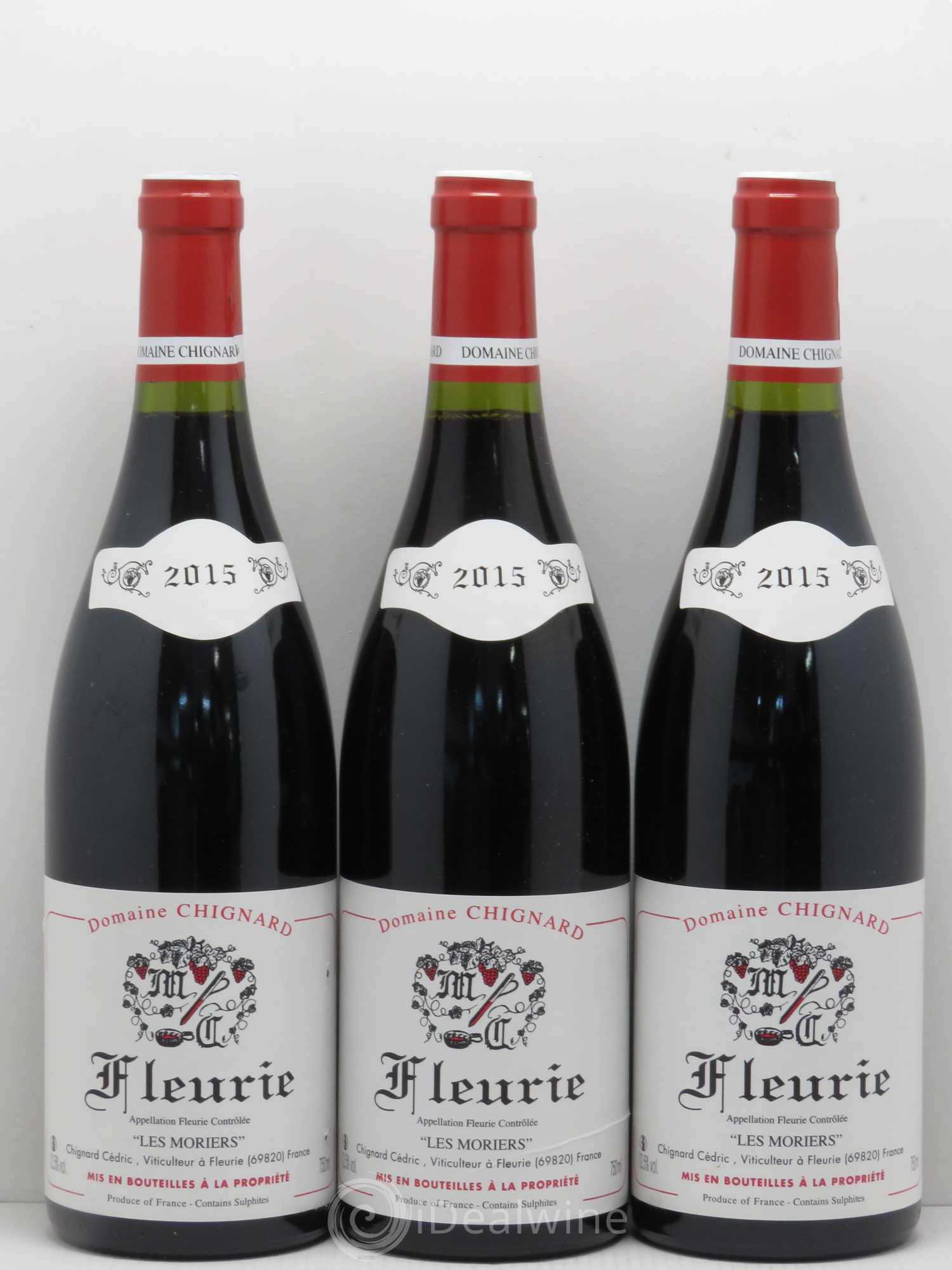 Fleurie Les Moriers Chignard (Domaine) 2015 - Lot de 6 bouteilles - 2