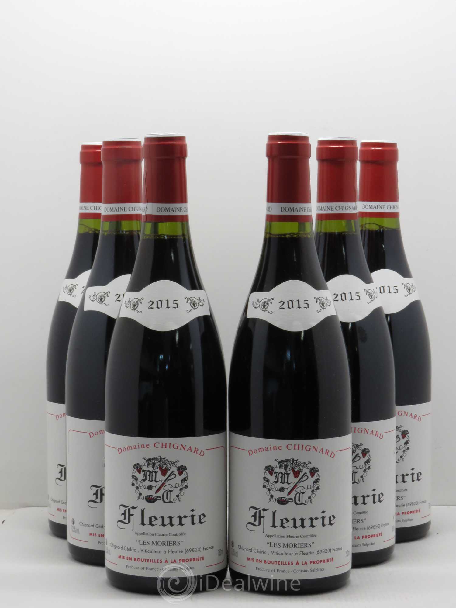 Fleurie Les Moriers Chignard (Domaine) 2015 - Lot de 6 bouteilles - 0