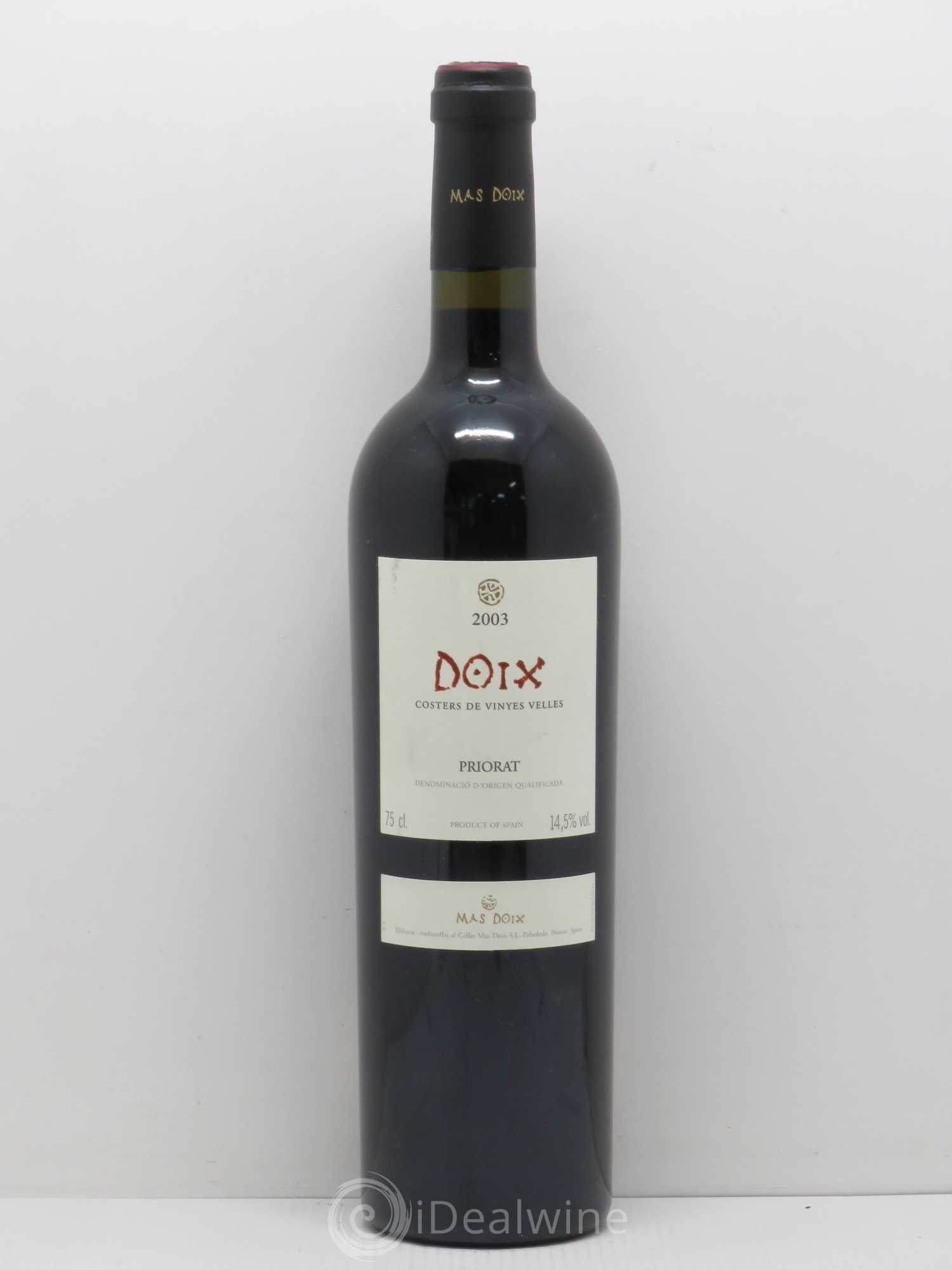 Priorat DOCA Mas Doix Vieilles Vignes 2003 - Posten von 1 Flasche - 0