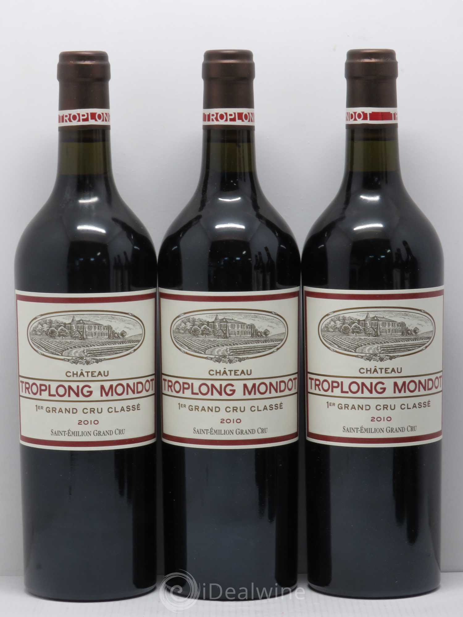 Château Troplong Mondot 1er Grand Cru Classé B 2010 - Lot de 6 bouteilles - 2