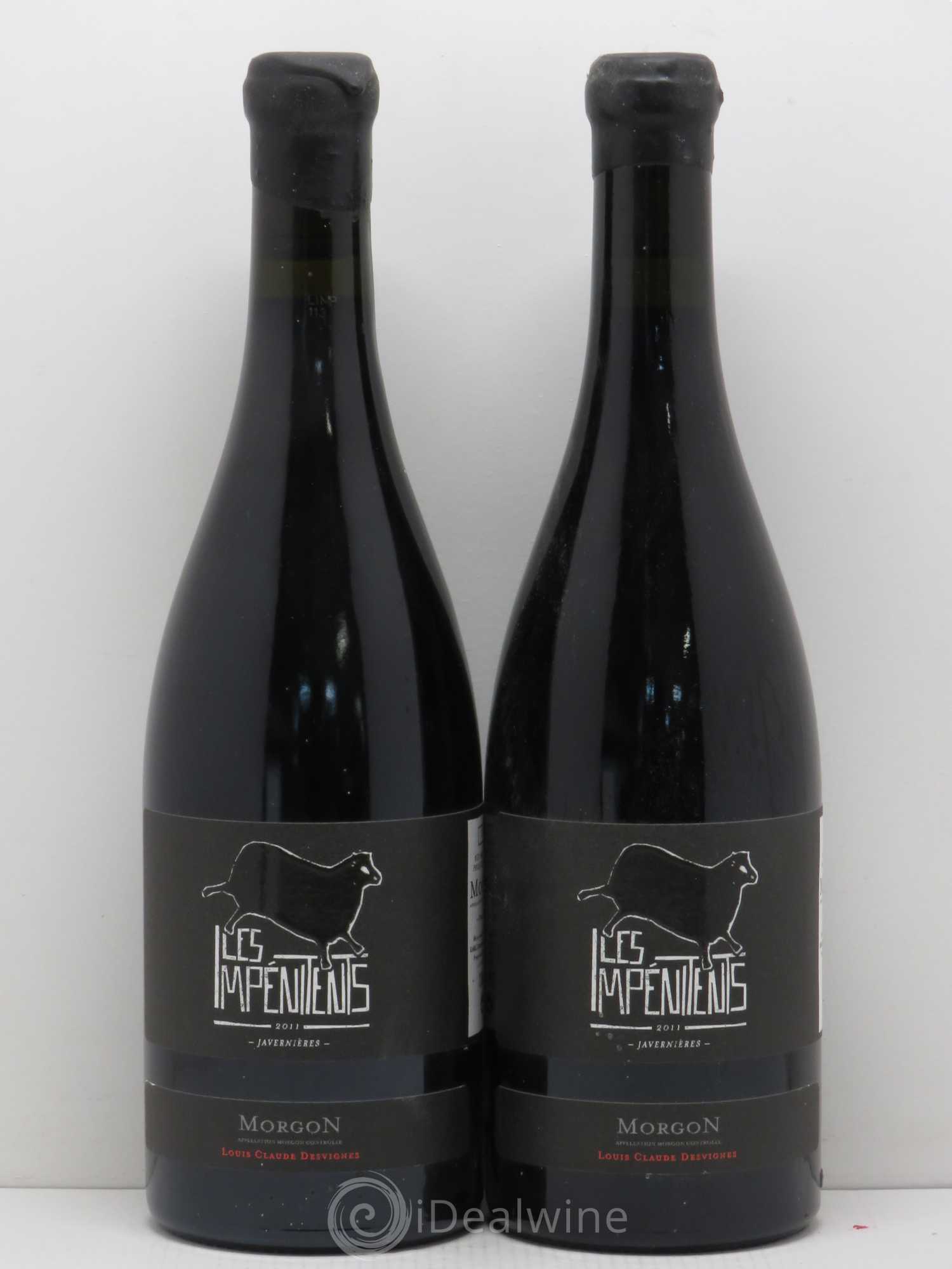 Morgon Javernières Les Impénitents Louis-Claude Desvignes 2011 - Lotto di 2 bottiglie - 0