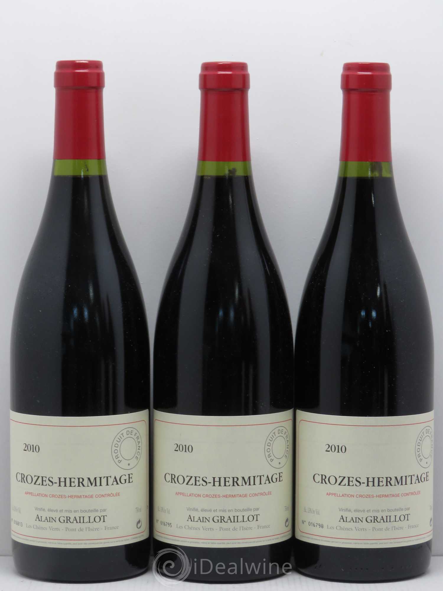 Crozes-Hermitage Domaine Graillot 2010 - Lot de 6 bouteilles - 1