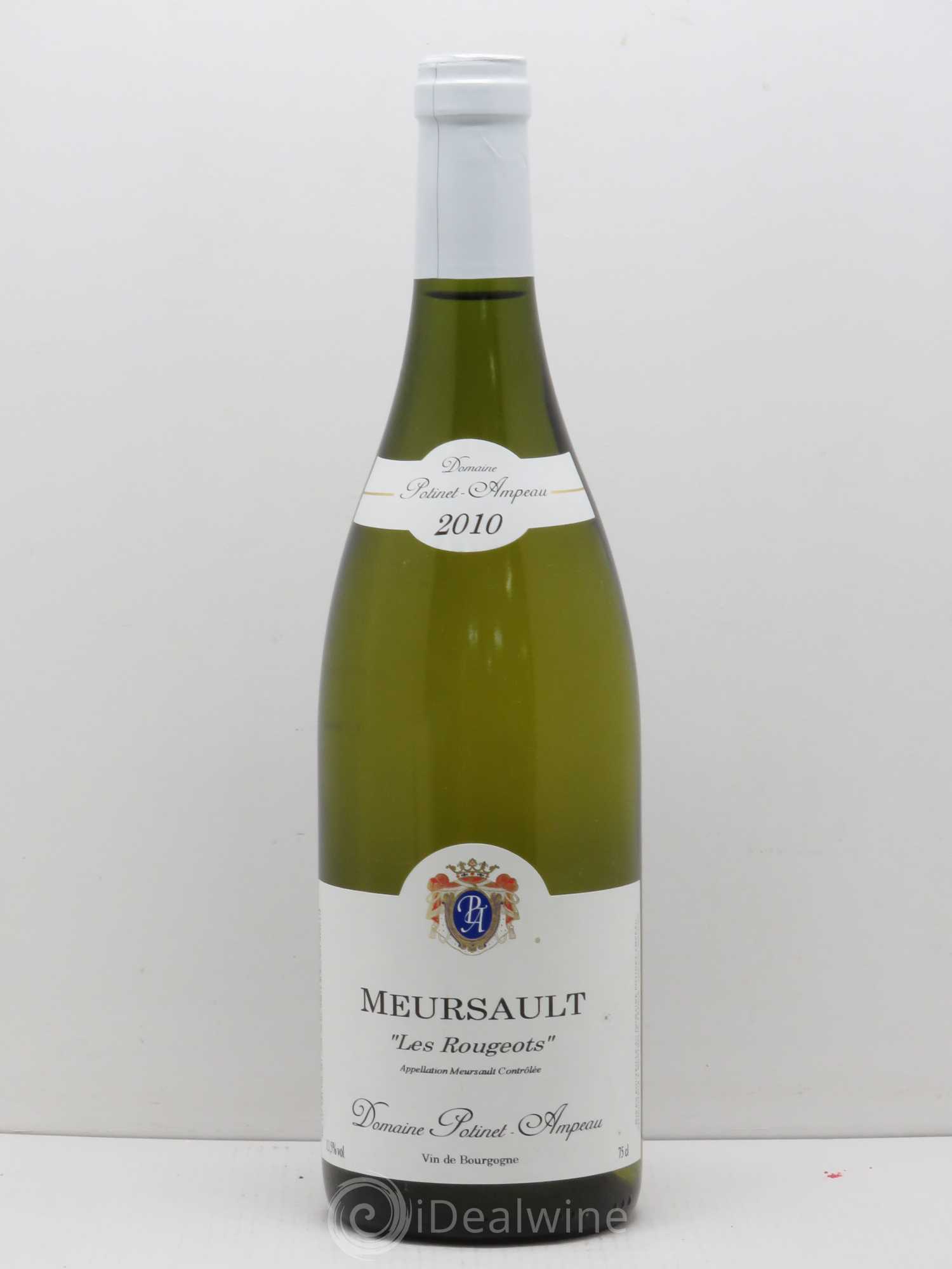 Meursault Les Rougeots Potinet Ampeau 2010 - Posten von 1 Flasche - 0