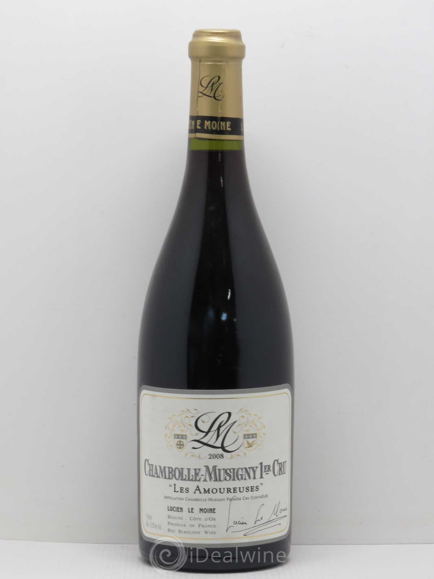 Chambolle-Musigny 1er Cru Les Amoureuses Lucien Le Moine 2008 - Lot de 1 bouteille - 0