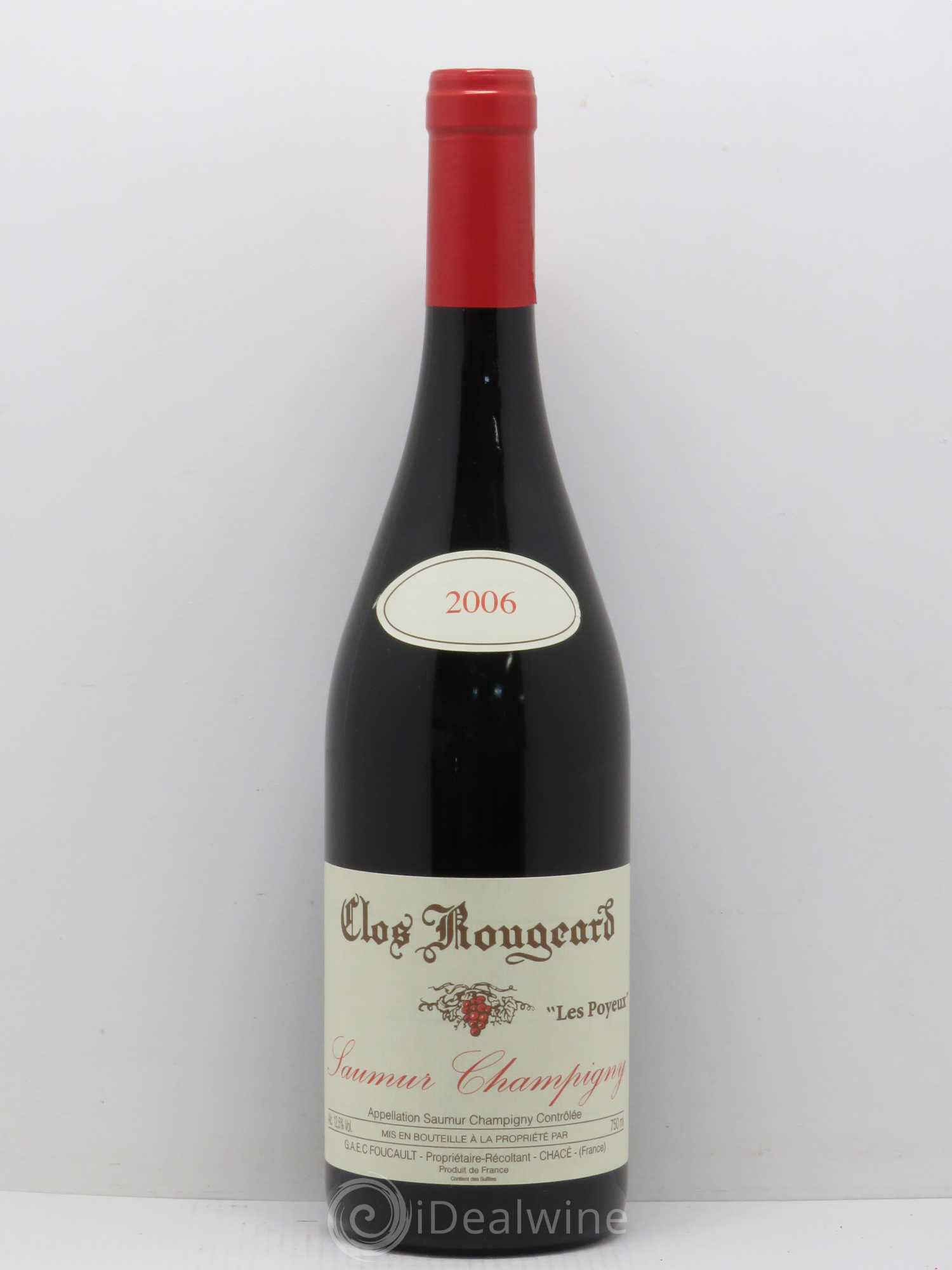 Saumur-Champigny Les Poyeux Clos Rougeard 2006 - Lot de 1 bouteille - 0