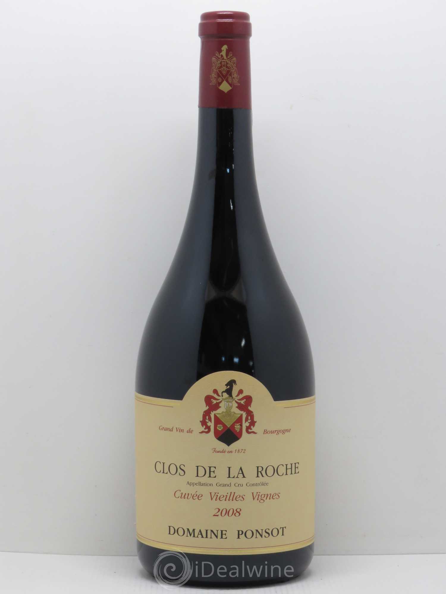 Clos de la Roche Grand Cru Vieilles Vignes Ponsot (Domaine) 2008 - Lot de 1 magnum - 0