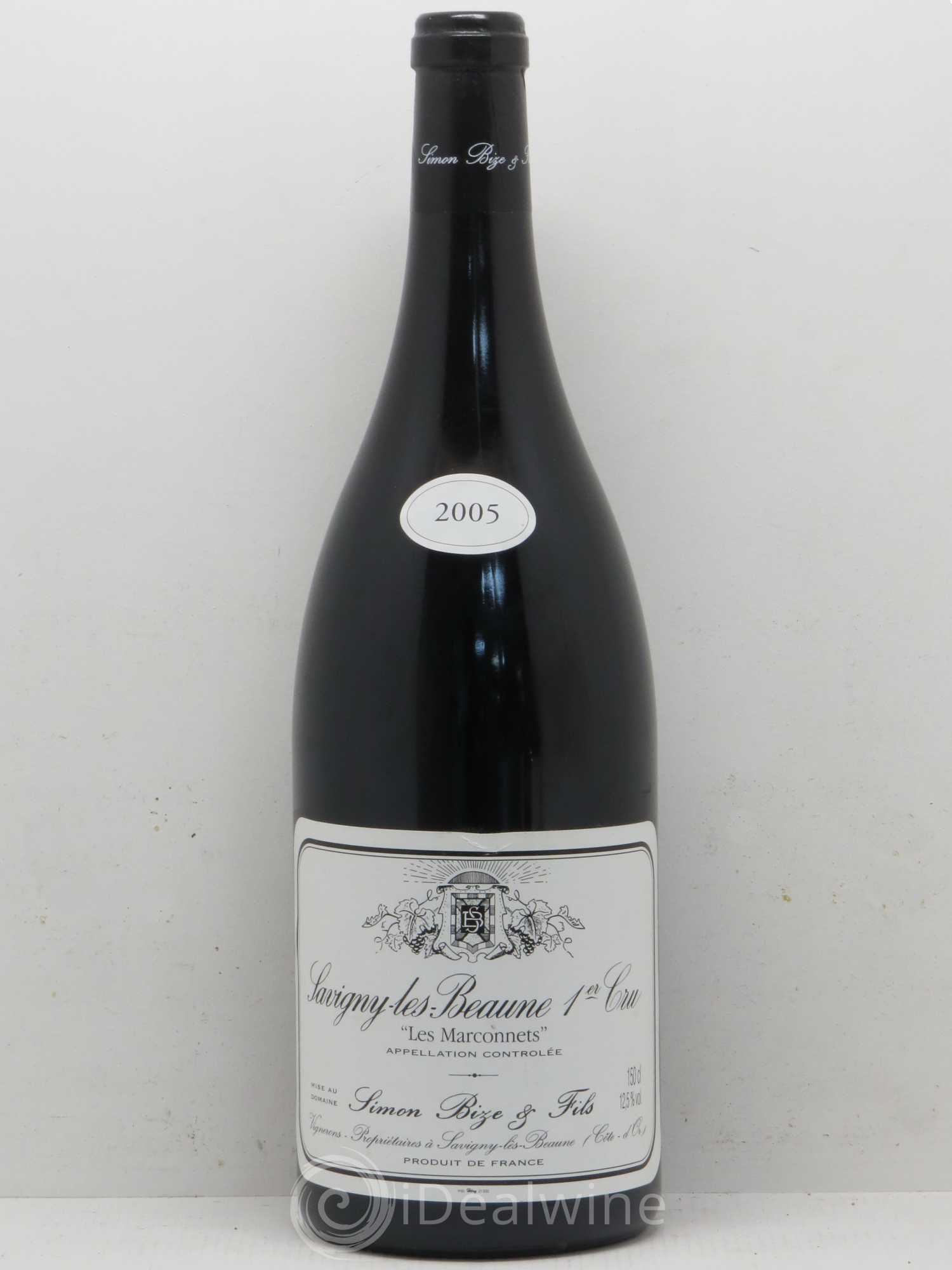 Savigny-lès-Beaune 1er Cru Les Marconnets S. Bize 2005 - Lot de 1 magnum - 0