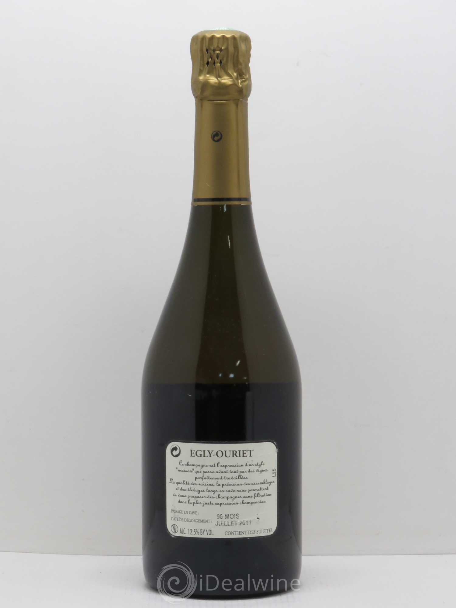 Grand Cru Brut Egly-Ouriet 2002 - Lot de 1 bouteille - 1