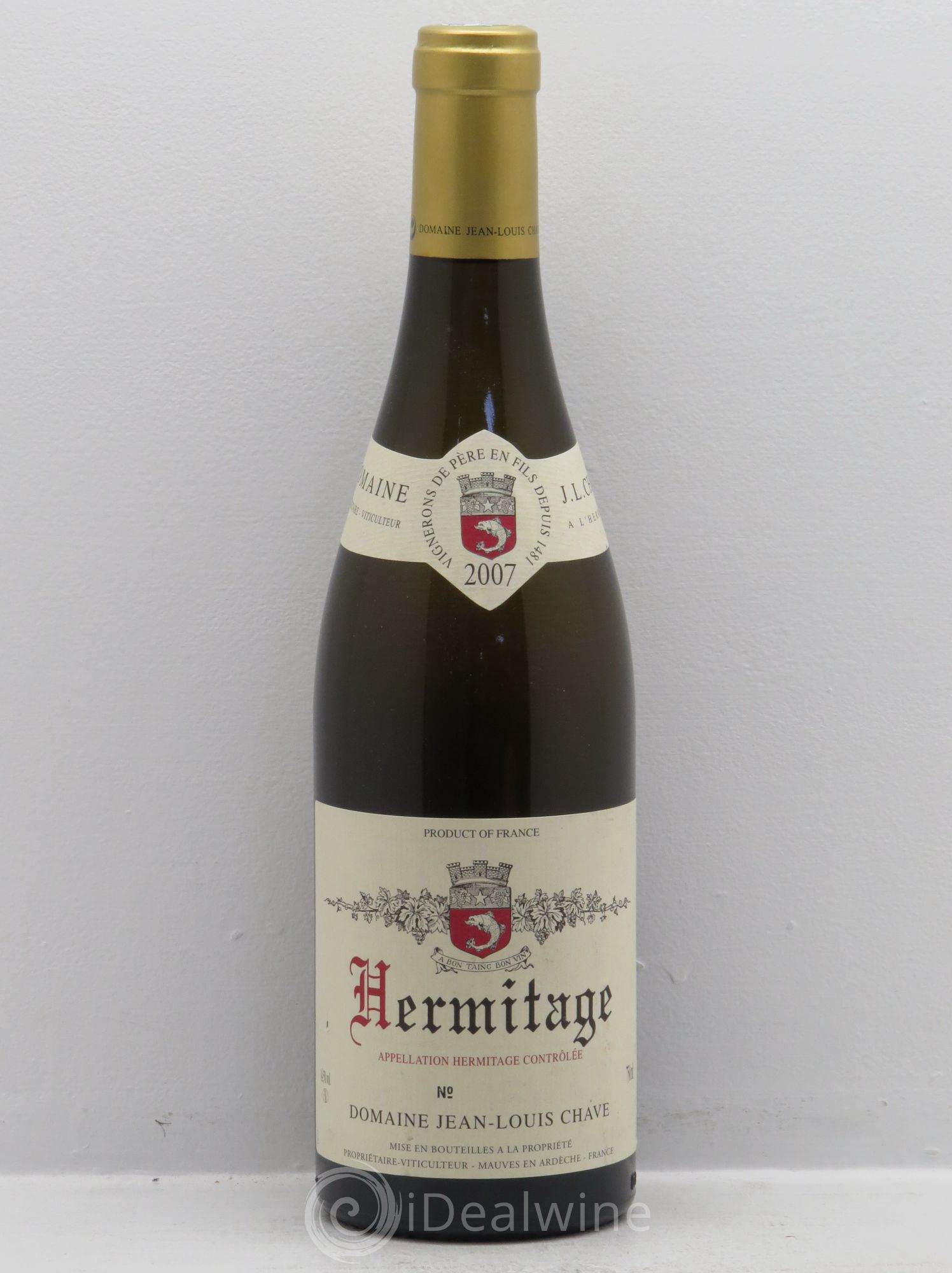 Hermitage Jean-Louis Chave 2007 - Lot de 1 bouteille - 0
